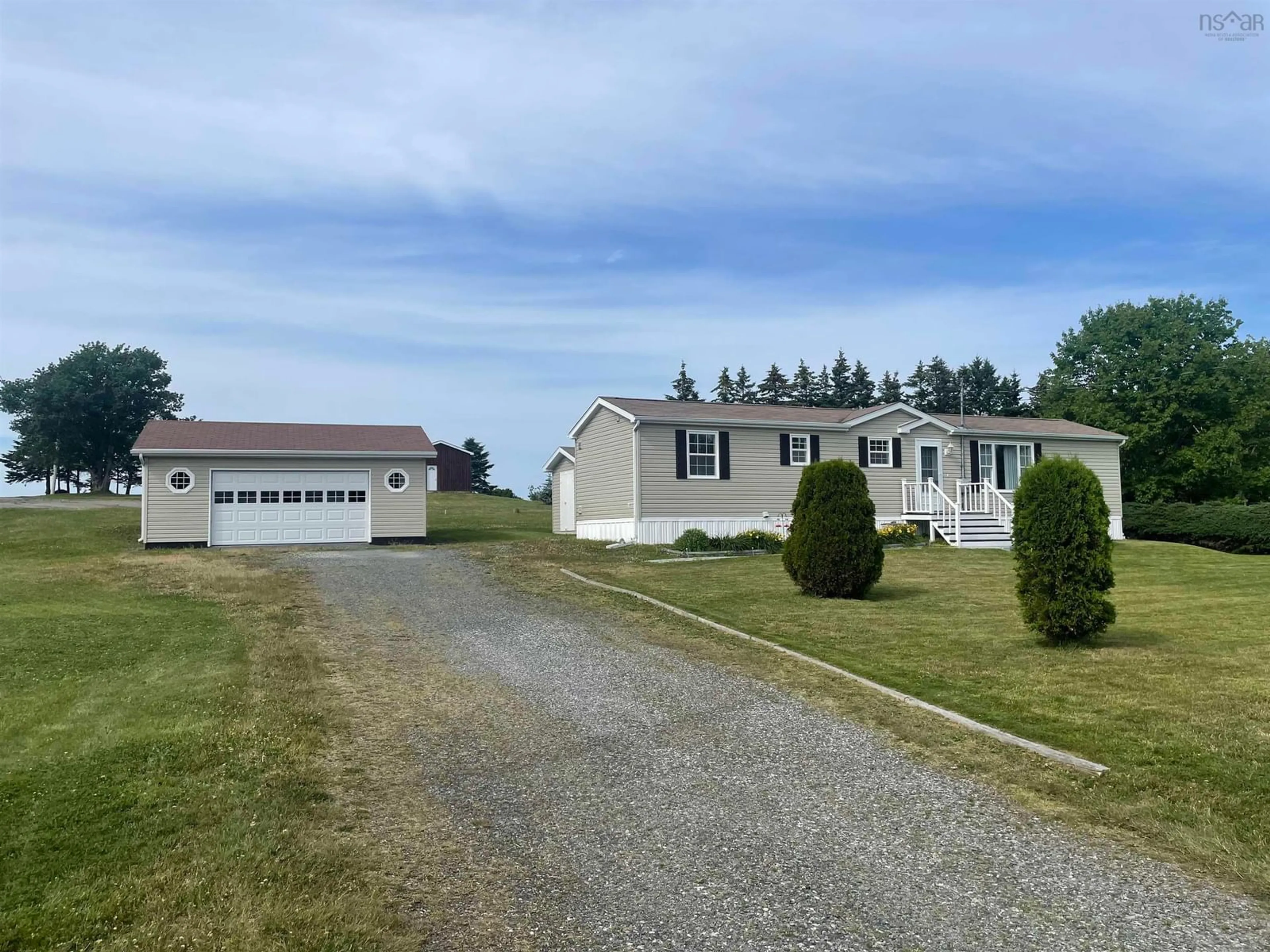 A pic from outside/outdoor area/front of a property/back of a property/a pic from drone, street for 1463 Birch Grove Road, Birch Grove Nova Scotia B1B 1M1