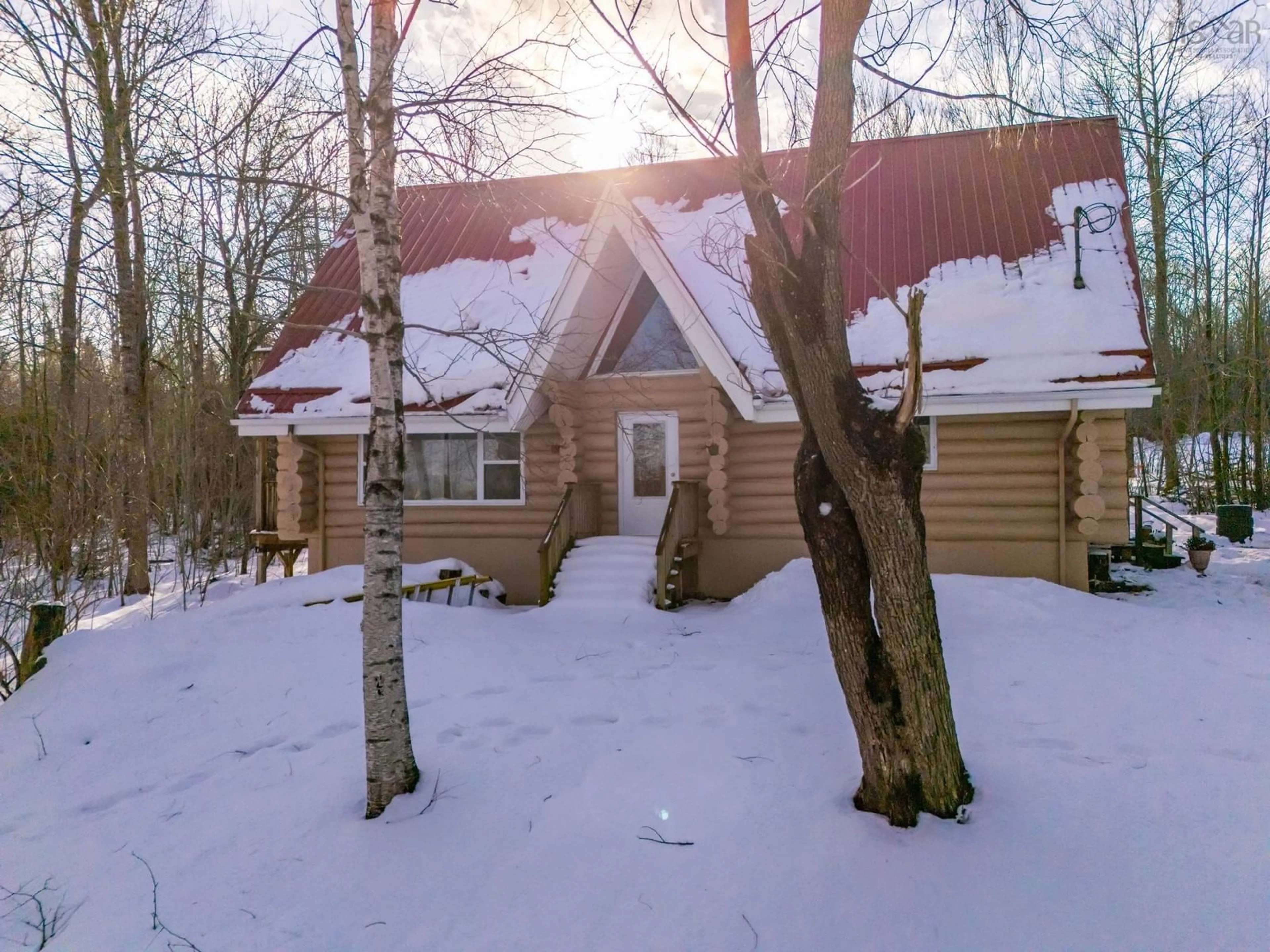 A pic from outside/outdoor area/front of a property/back of a property/a pic from drone, unknown for 68 North River Rd, Lake George Nova Scotia B0P 1C0