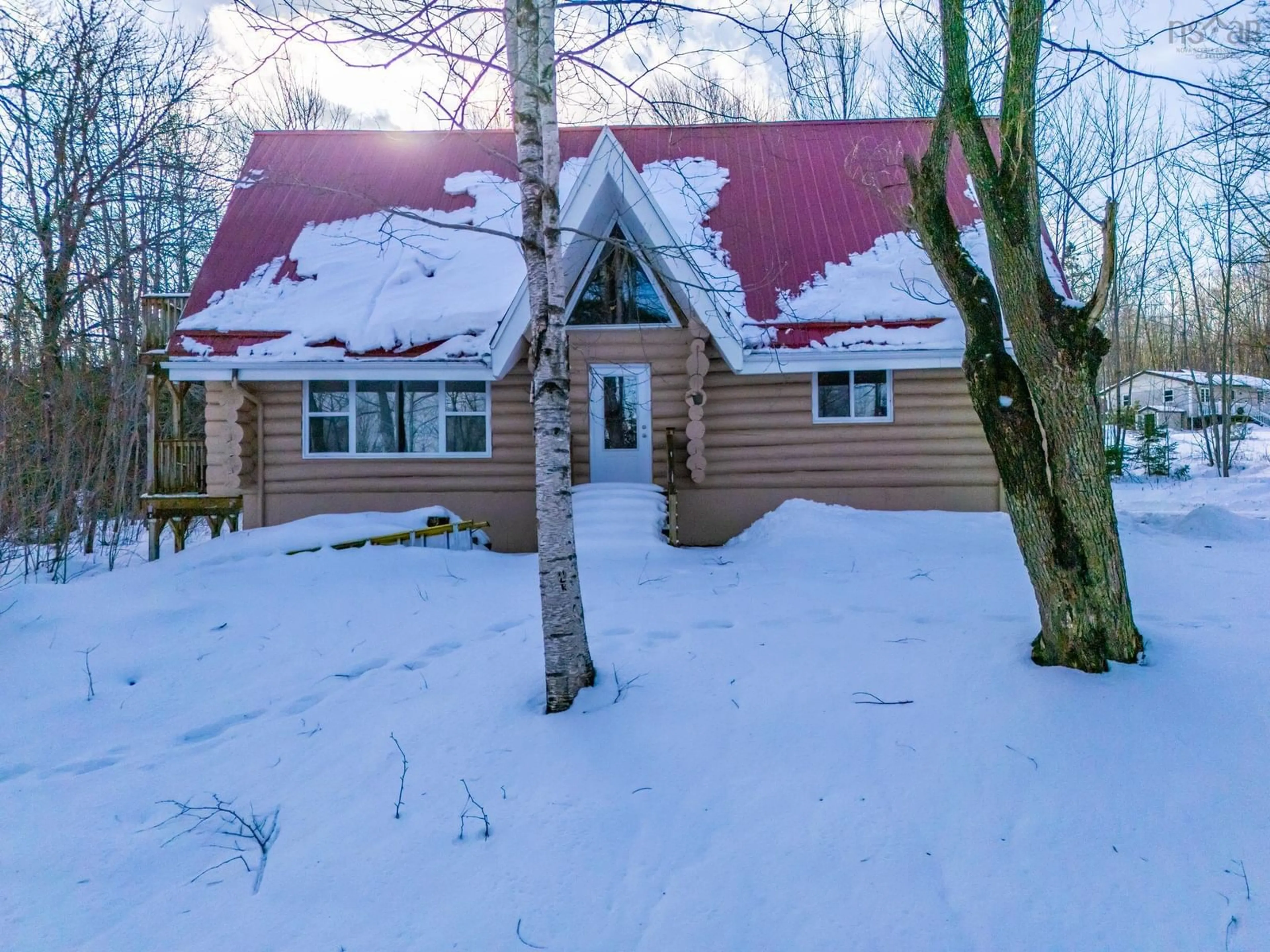 A pic from outside/outdoor area/front of a property/back of a property/a pic from drone, unknown for 68 North River Rd, Lake George Nova Scotia B0P 1C0