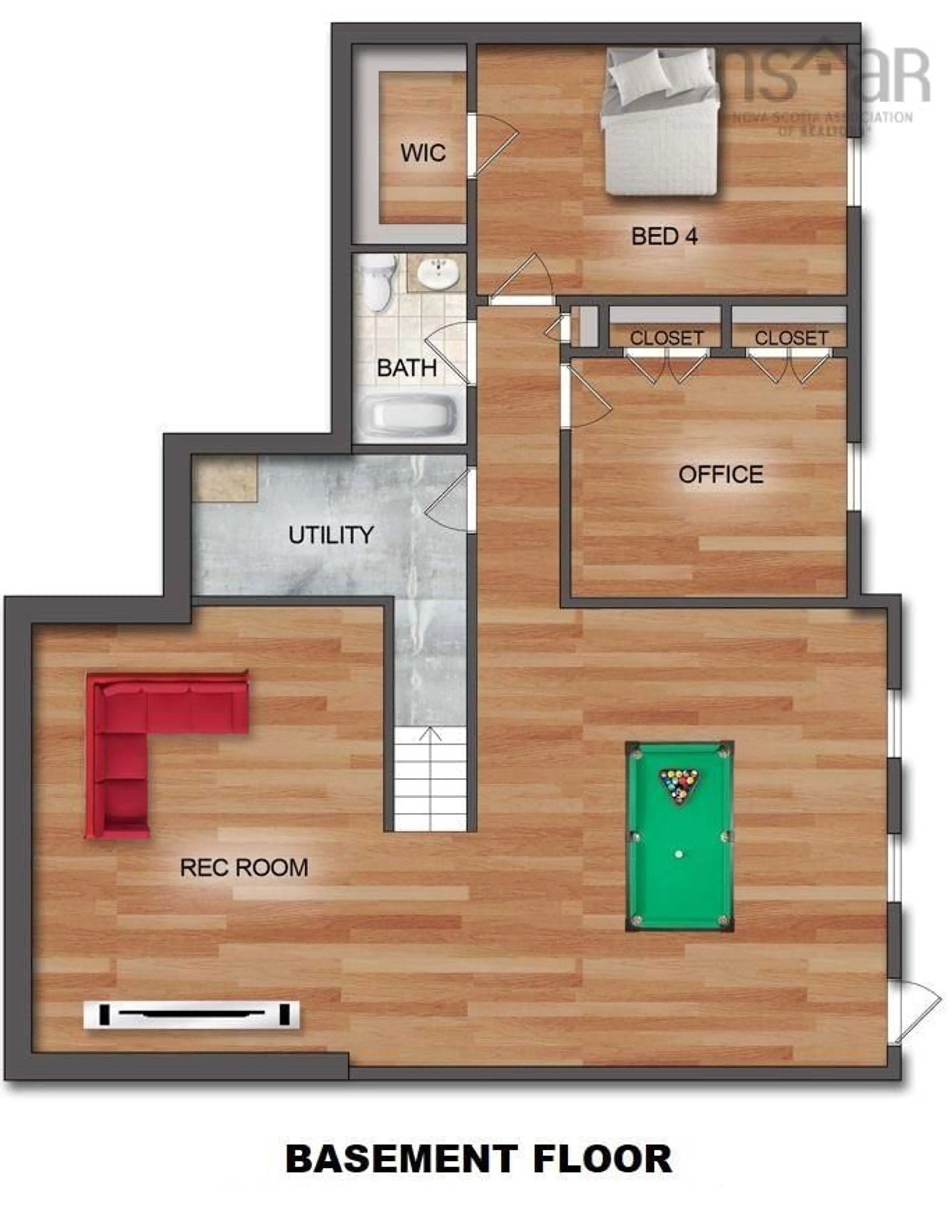 Floor plan for Lot 309 Hideaway Trail, Brookside Nova Scotia B3T 0M2