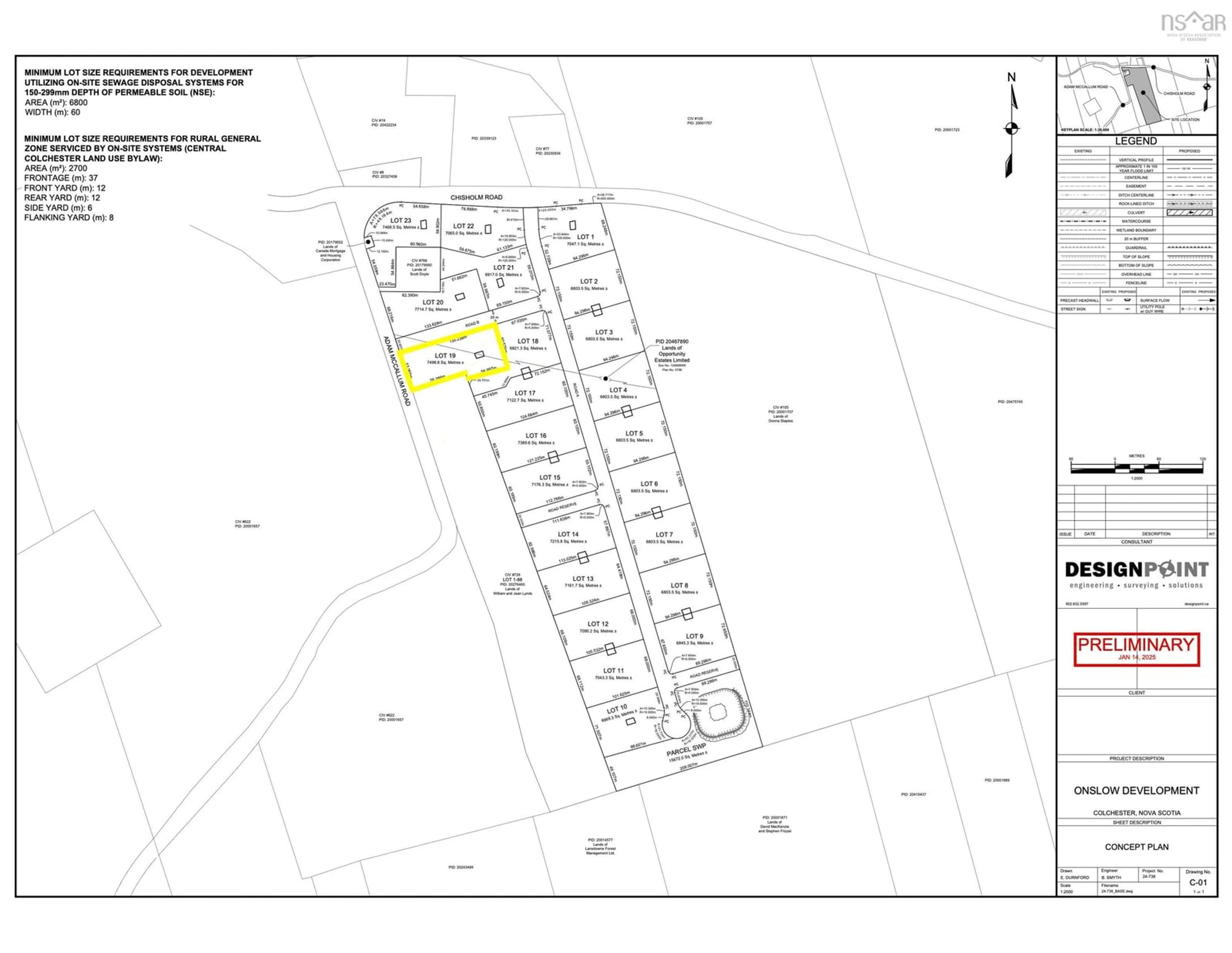 Floor plan for Lot 19 Chisholm Rd, Onslow Mountain Nova Scotia B6L 6B5