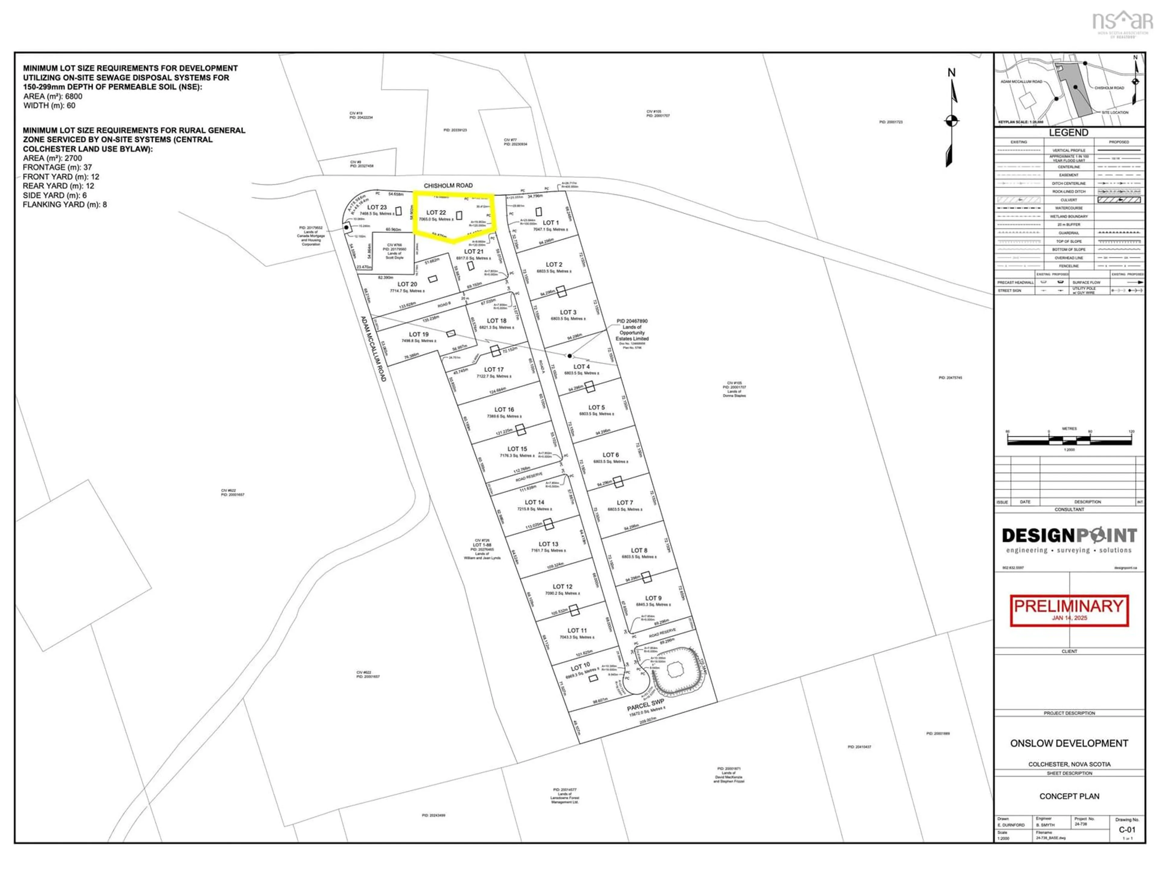 Floor plan for Lot 22 Chisholm Rd, Onslow Mountain Nova Scotia B6L 6B5