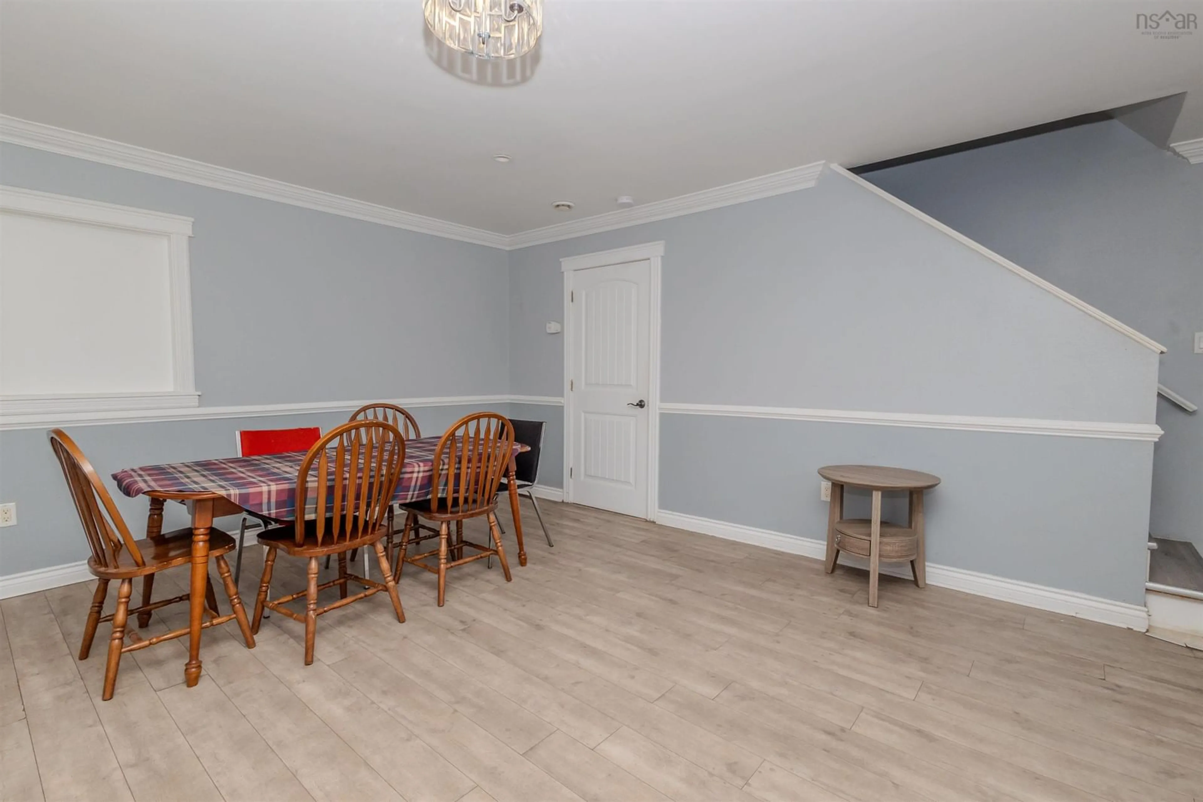 Dining room, wood/laminate floor for 24-26 Weidner Dr, Sydney River Nova Scotia B1S 1V5