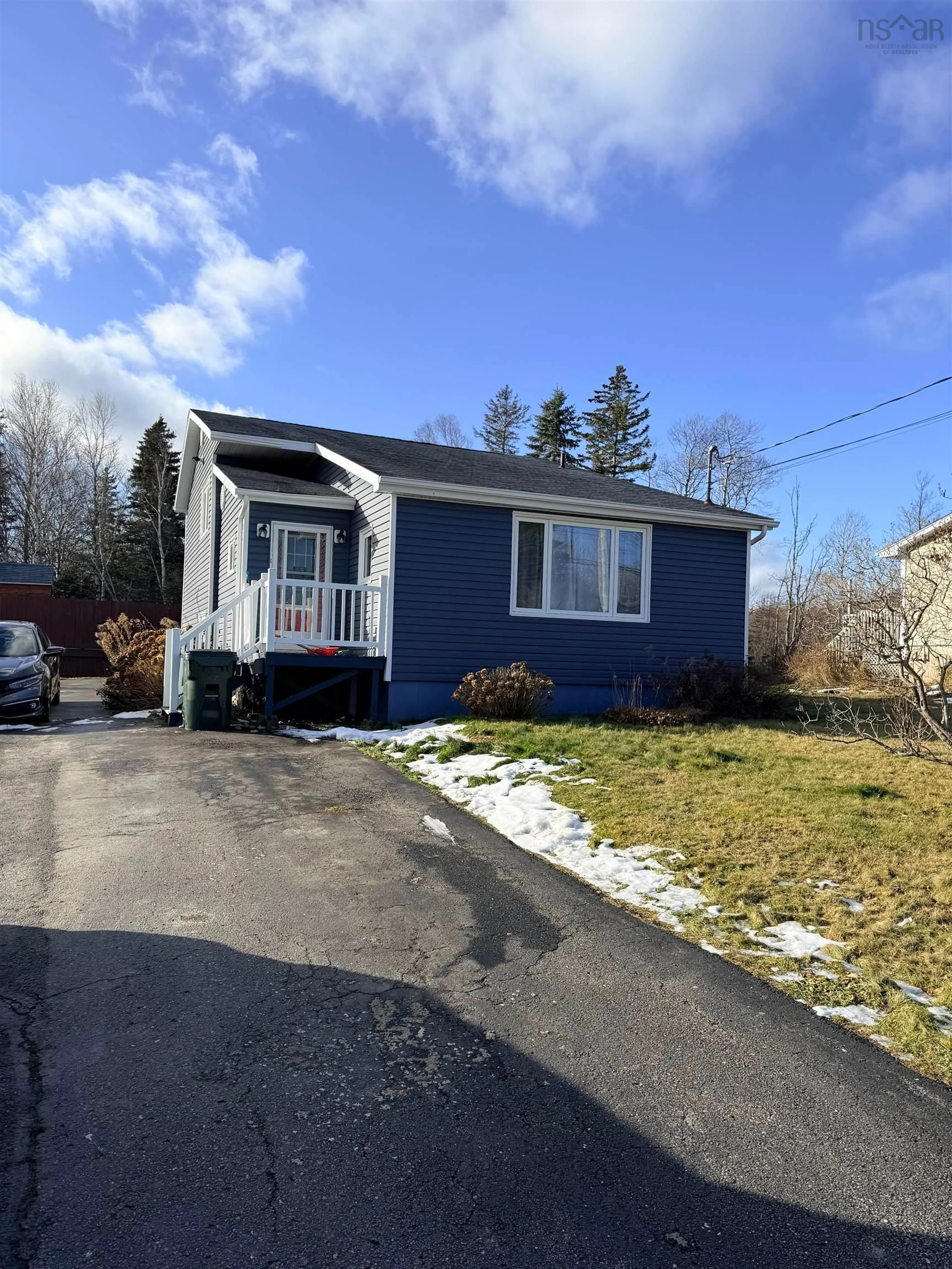 Home with vinyl exterior material, street for 87 Murphy Rd, Westmount Nova Scotia B1R 2H6