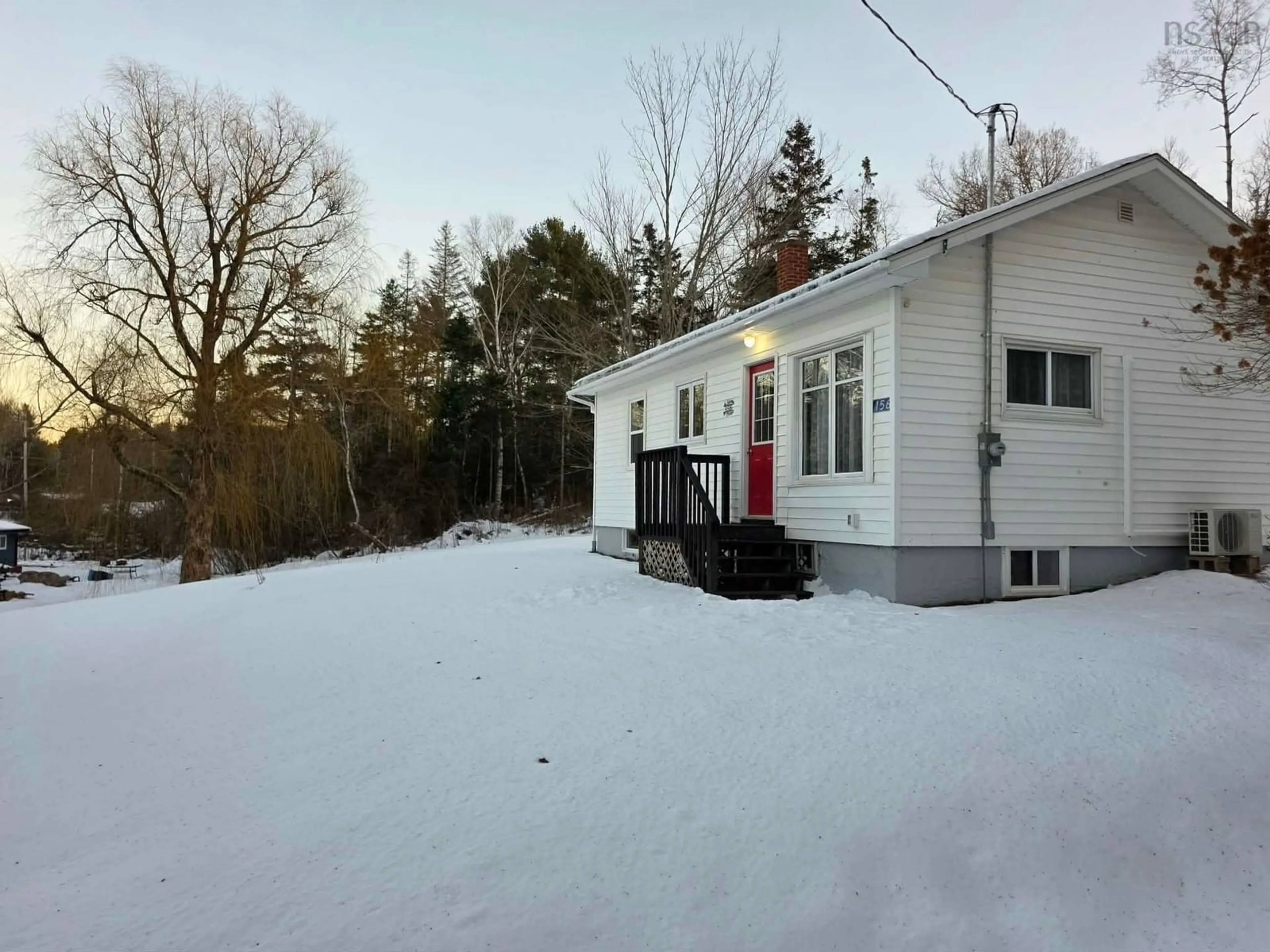 A pic from outside/outdoor area/front of a property/back of a property/a pic from drone, street for 156 Greenfield Rd, Murray Siding Nova Scotia B6L 3M4