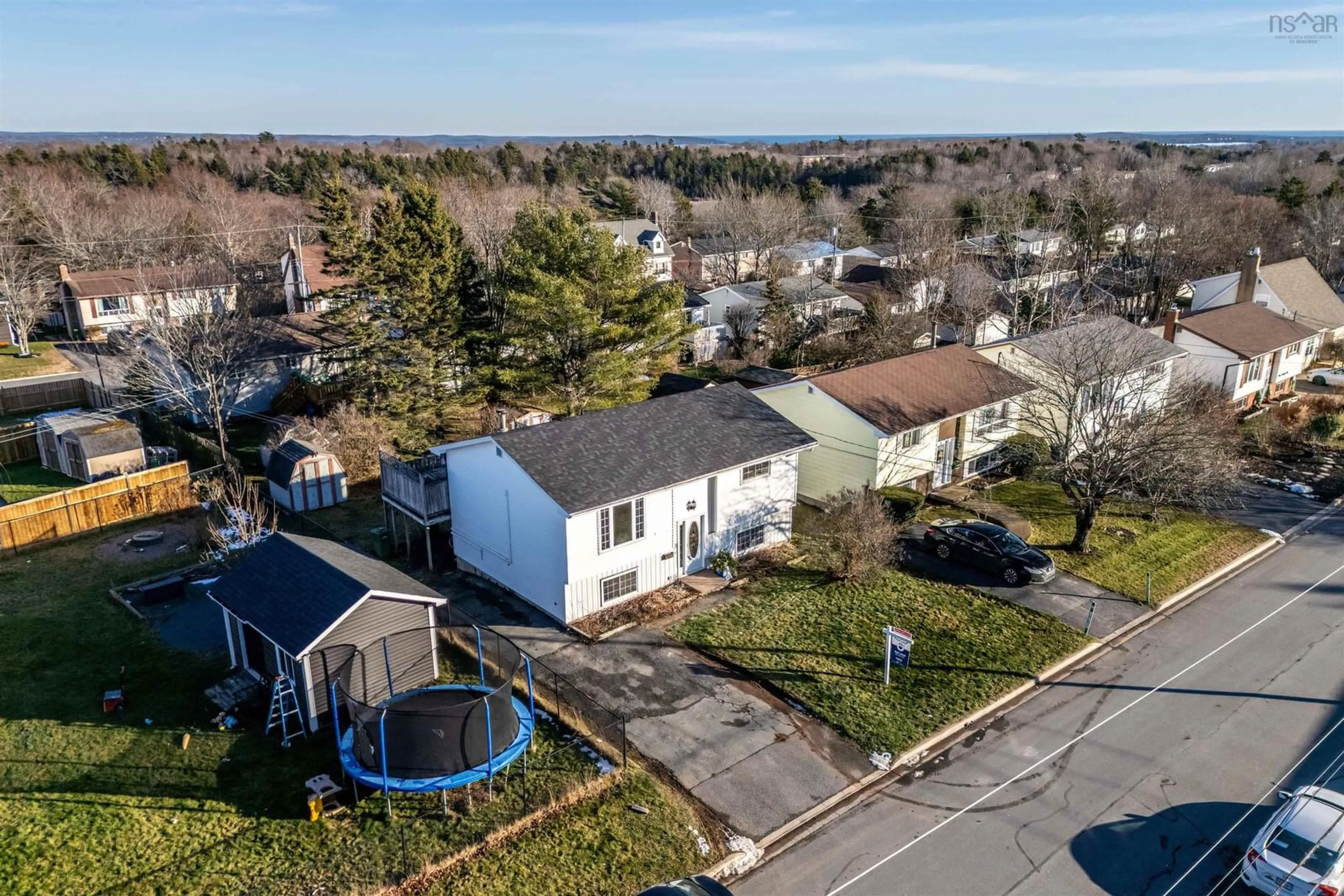 A pic from outside/outdoor area/front of a property/back of a property/a pic from drone, street for 3 Tantling Cres, Dartmouth Nova Scotia B2W 4Y4