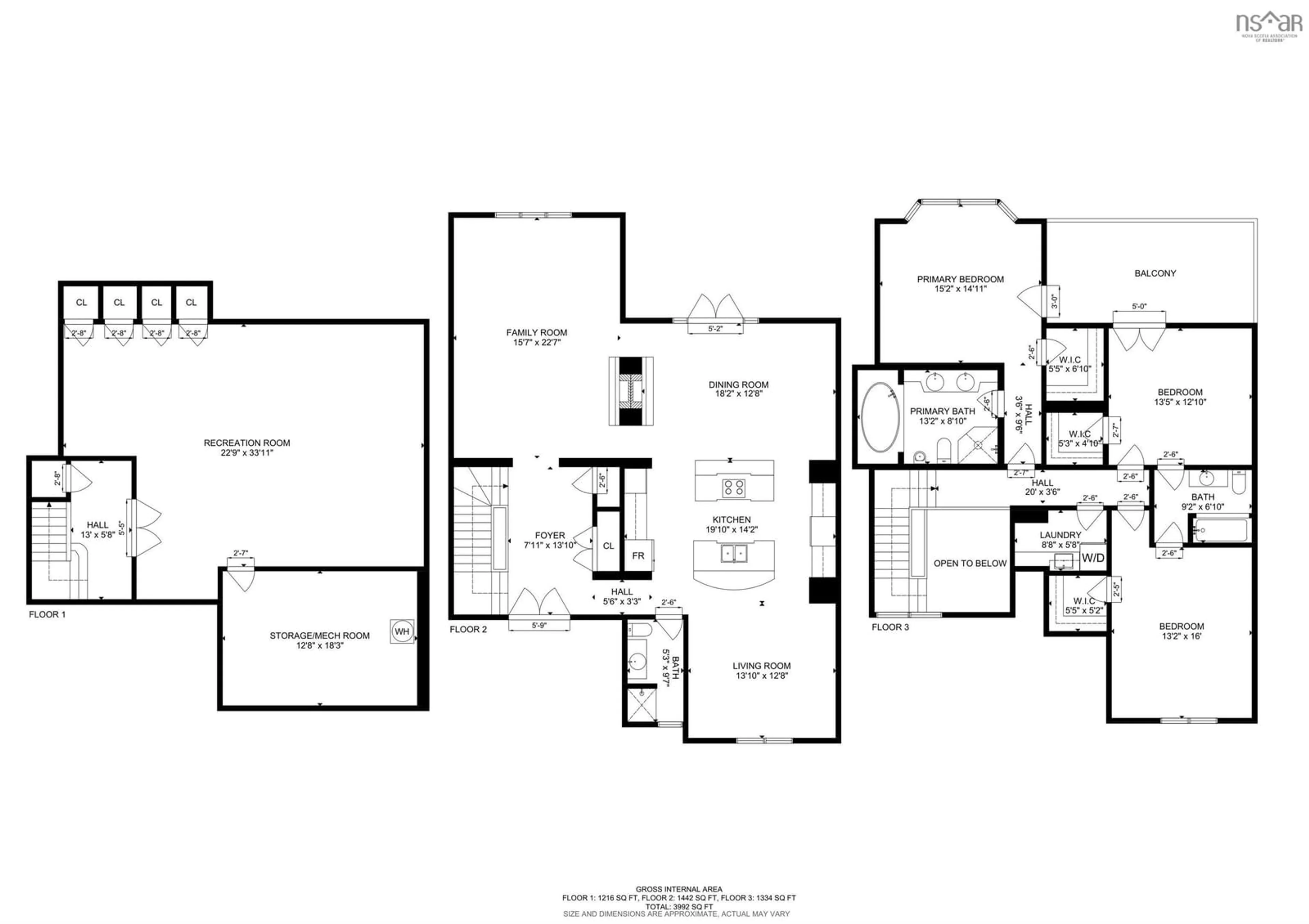 Floor plan for 151B Harbourside Drive, Fox Harbour Nova Scotia B0K 1Y0