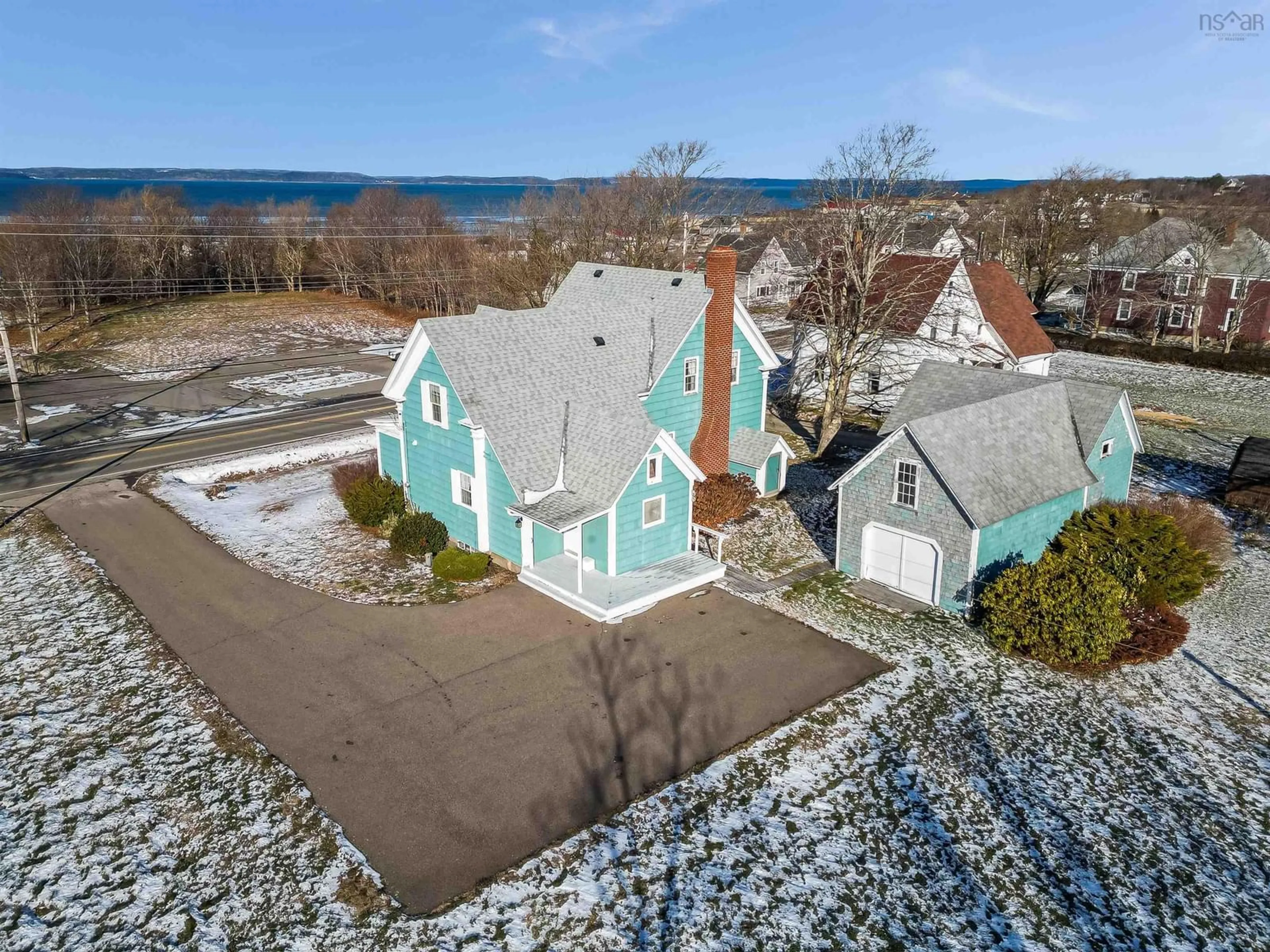 A pic from outside/outdoor area/front of a property/back of a property/a pic from drone, unknown for 3152 Highway 1, Belliveaus Cove Nova Scotia B0W 3T0