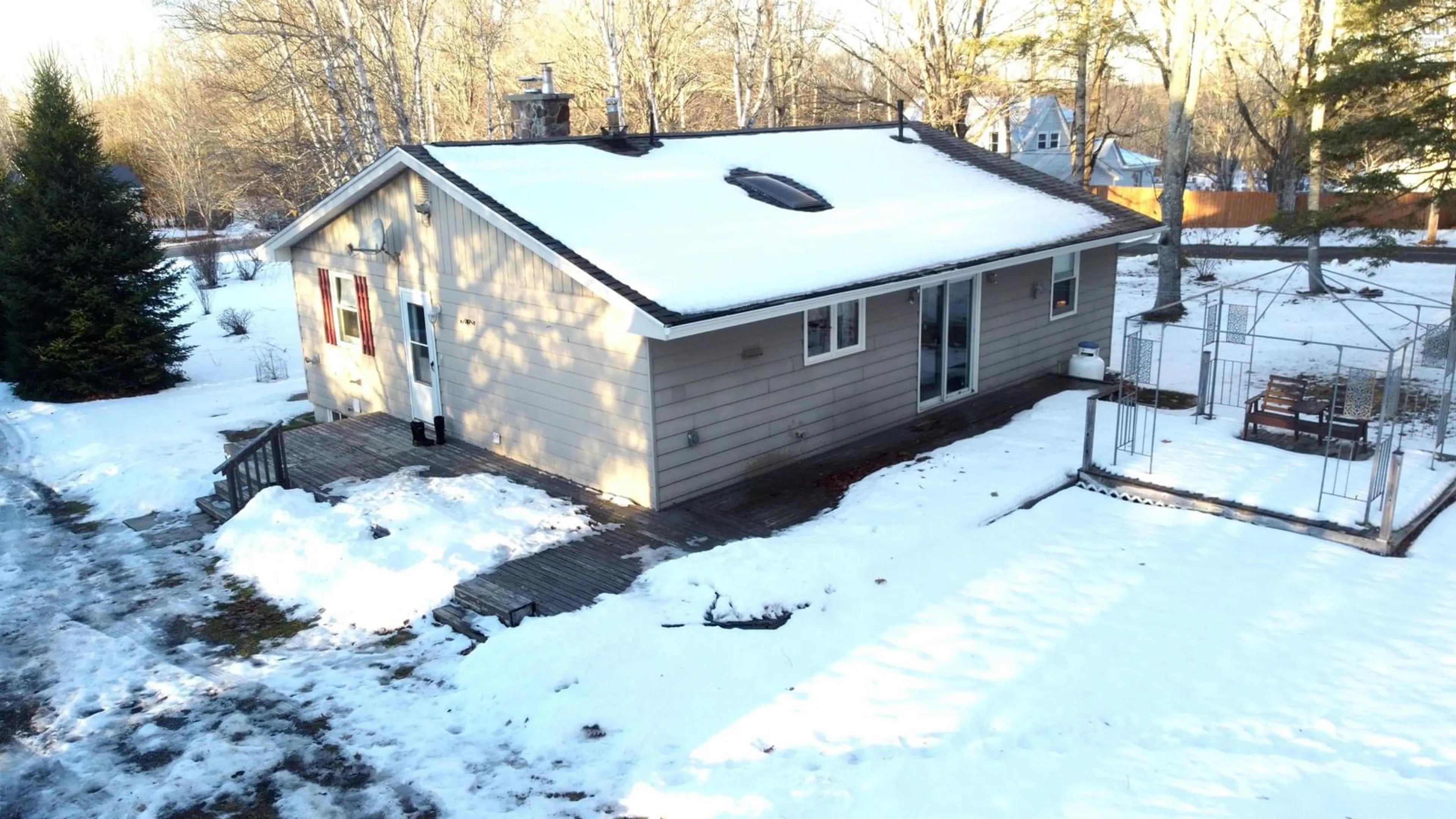 A pic from outside/outdoor area/front of a property/back of a property/a pic from drone, building for 962 Highway 202, West Gore Nova Scotia B0N 1T0