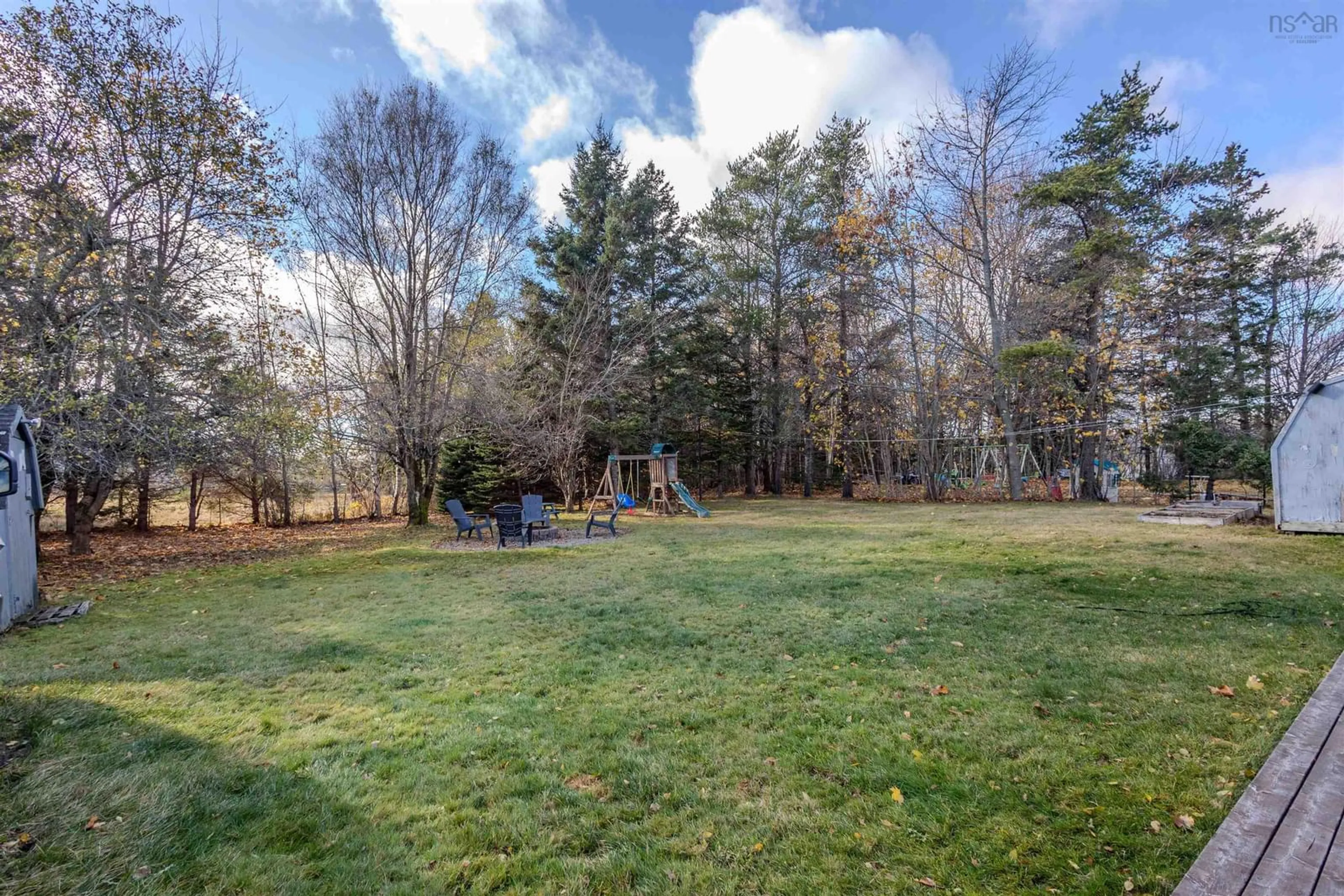 Patio, forest/trees view for 24 Hillcrest Dr, Coxheath Nova Scotia B1R 1V2