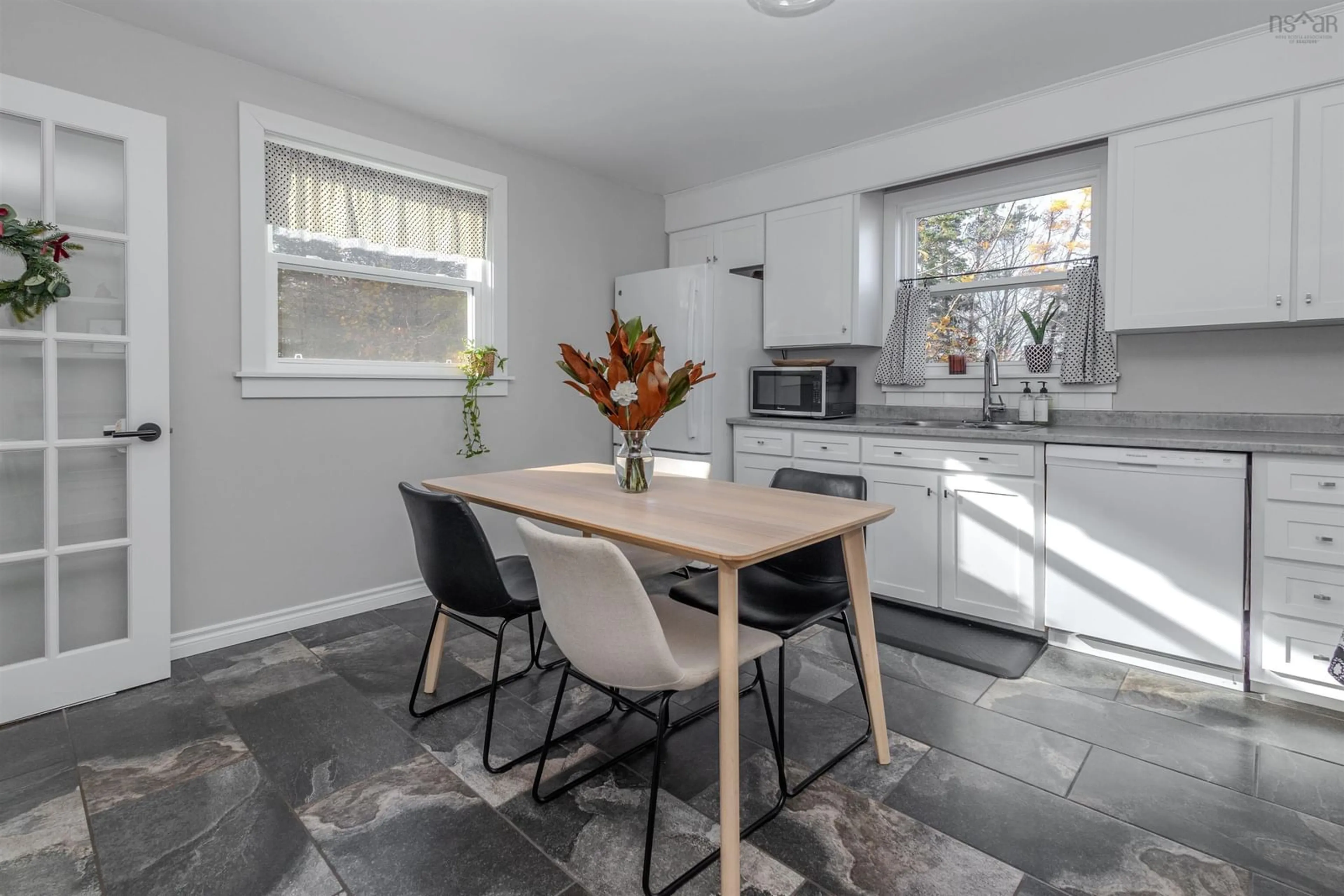 Open concept kitchen, ceramic/tile floor for 24 Hillcrest Dr, Coxheath Nova Scotia B1R 1V2