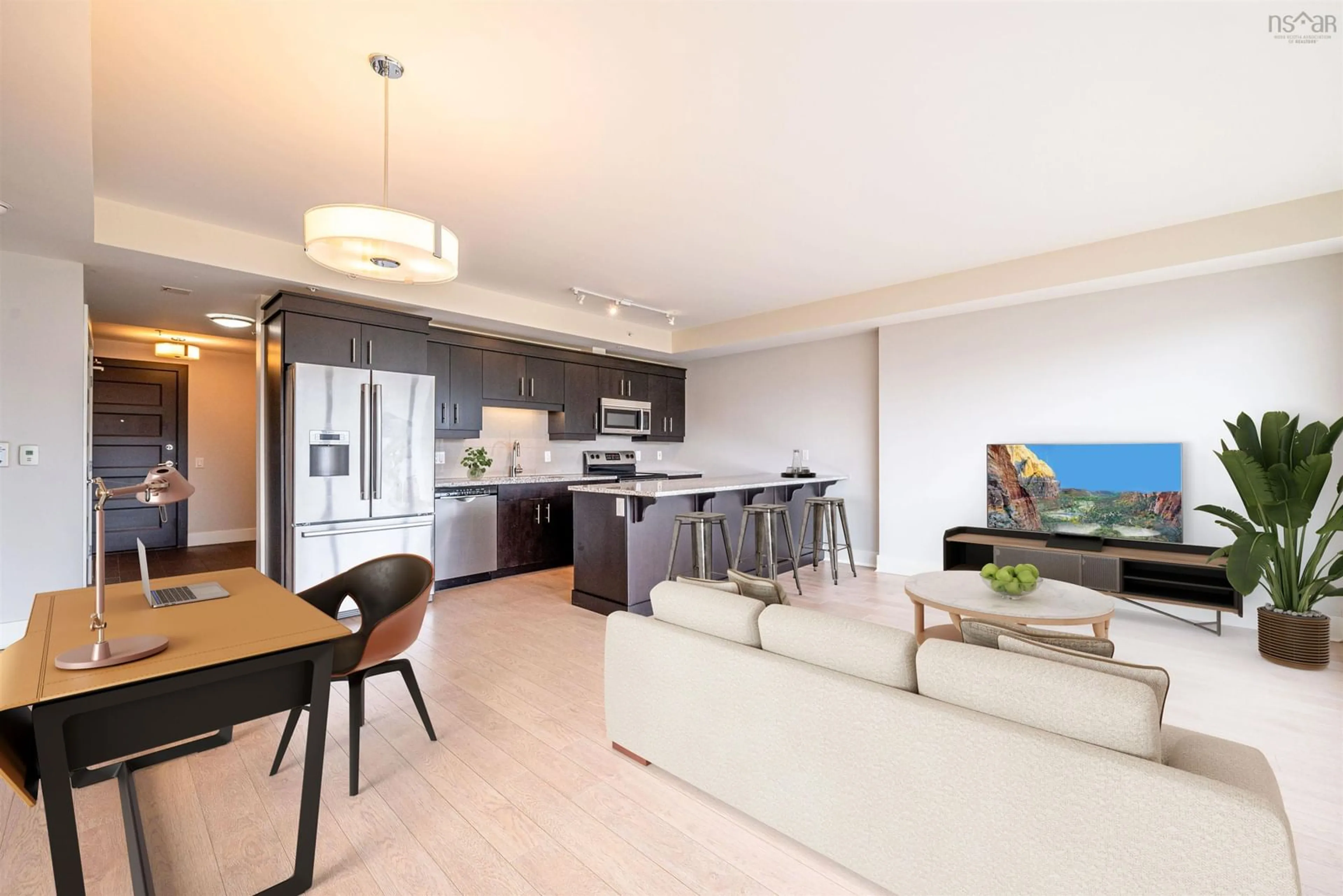 Open concept kitchen, unknown for 15 Kings Wharf Pl #208, Dartmouth Nova Scotia B2Y 0C2