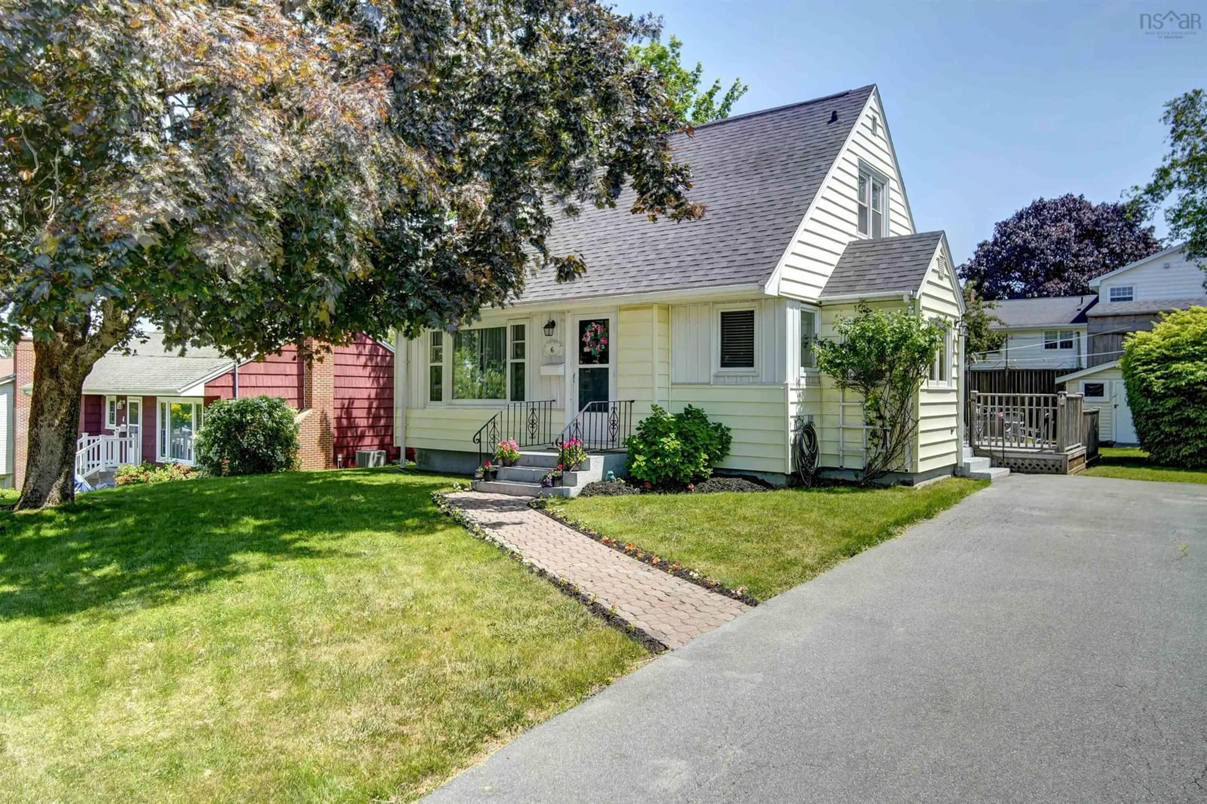 Home with vinyl exterior material, street for 6 Piers Ave, Halifax Nova Scotia B3N 1Z3