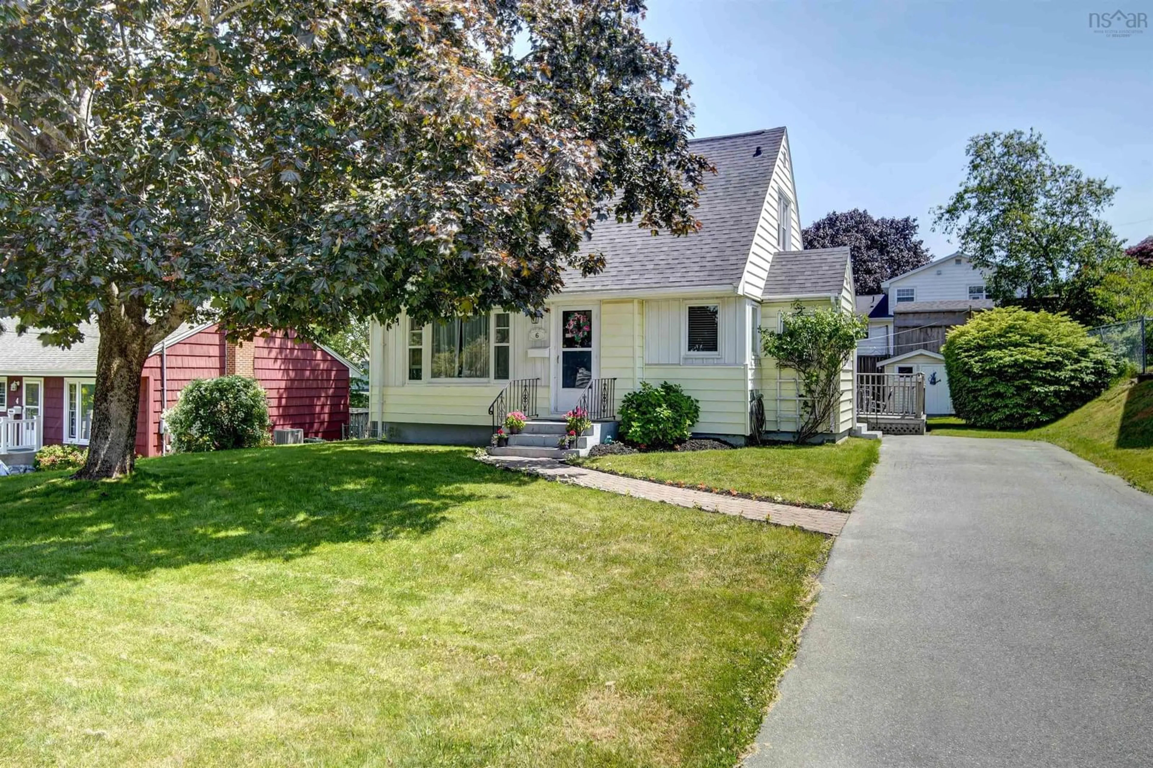 Home with vinyl exterior material, street for 6 Piers Ave, Halifax Nova Scotia B3N 1Z3