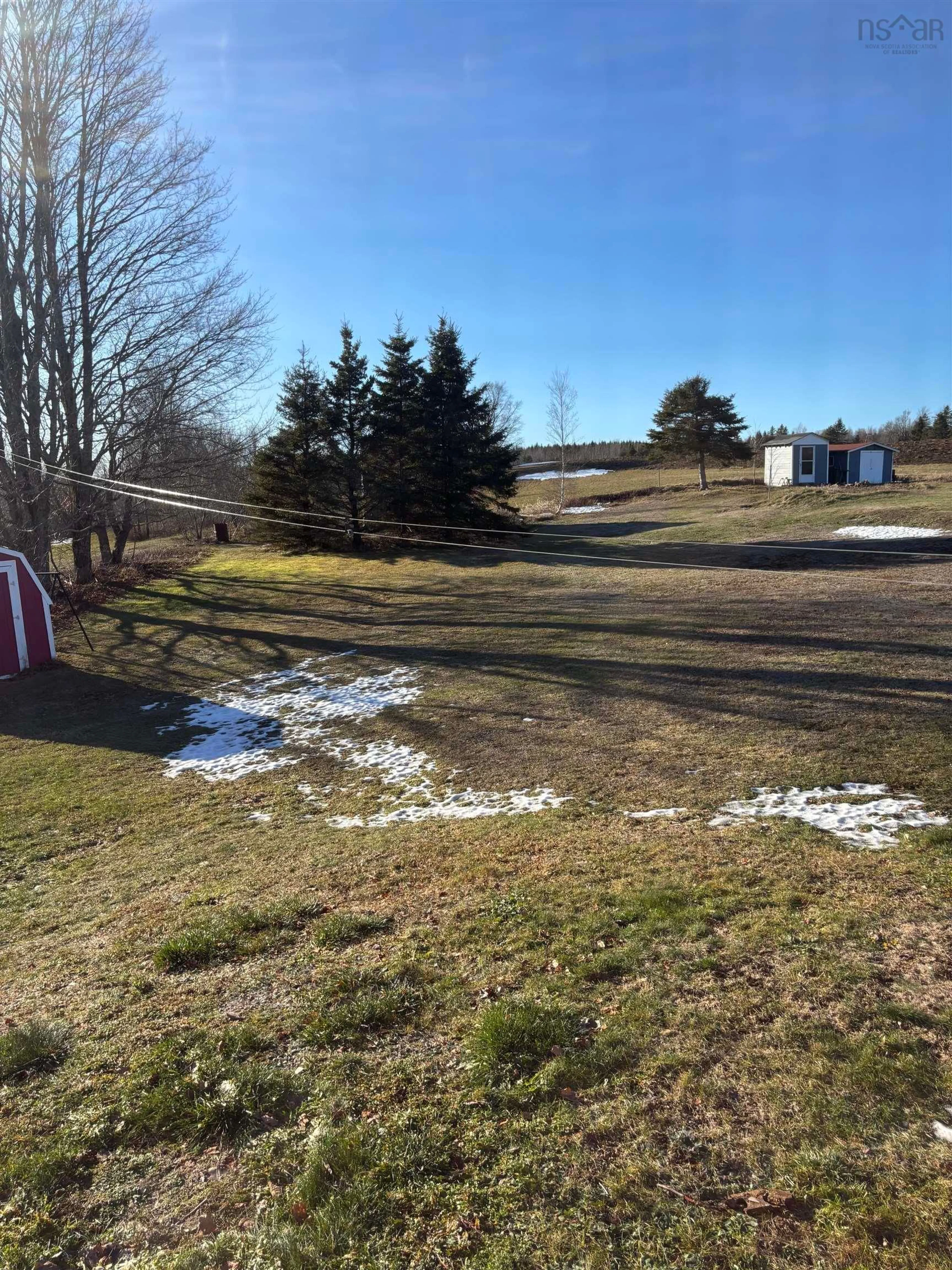 A pic from outside/outdoor area/front of a property/back of a property/a pic from drone, mountain view for 509 English Mountain Rd, Canaan Nova Scotia B4N 3V8