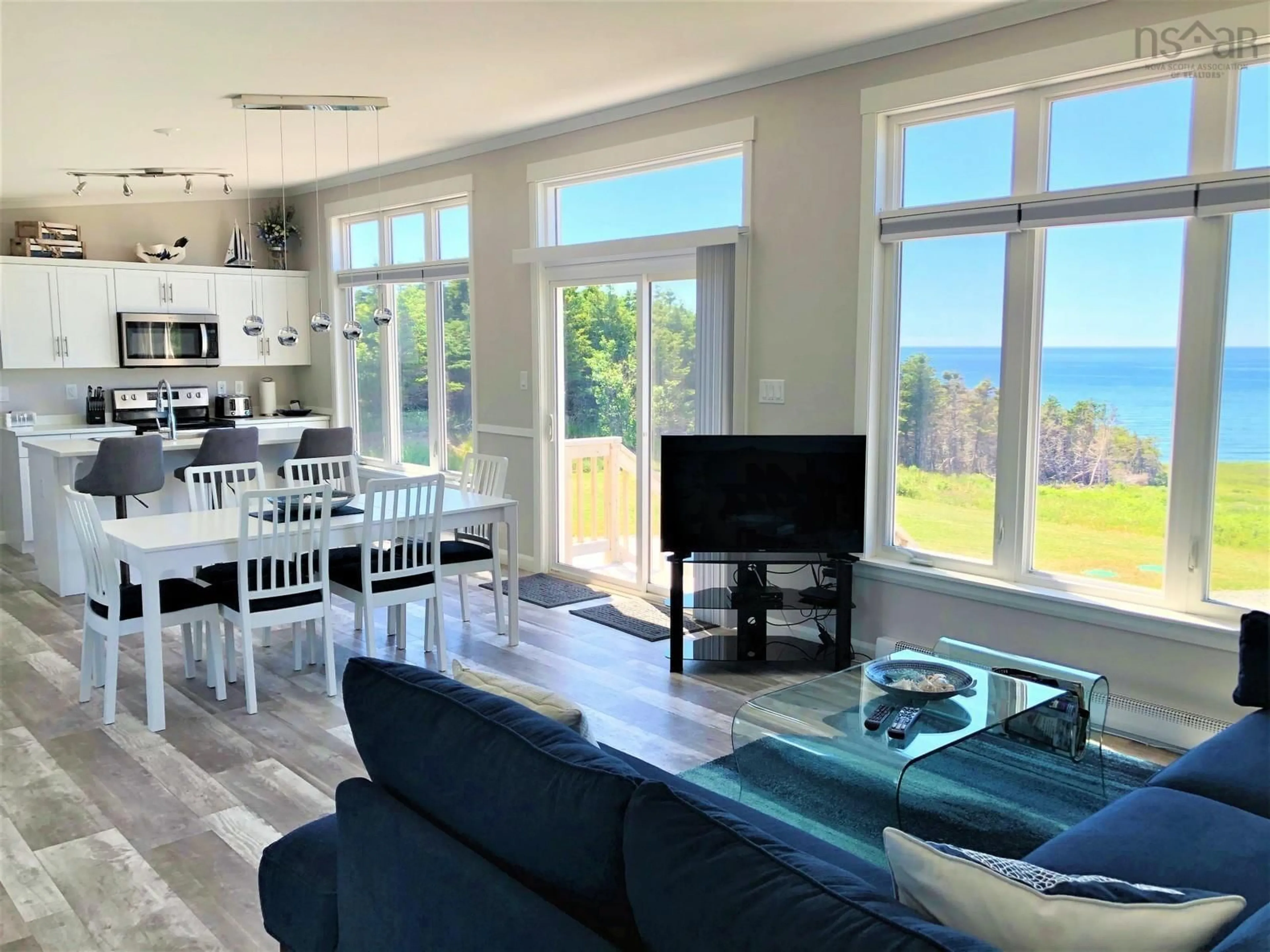 Living room with furniture, unknown for 13791 Cabot Trail, Point Cross Nova Scotia B0E 1H0