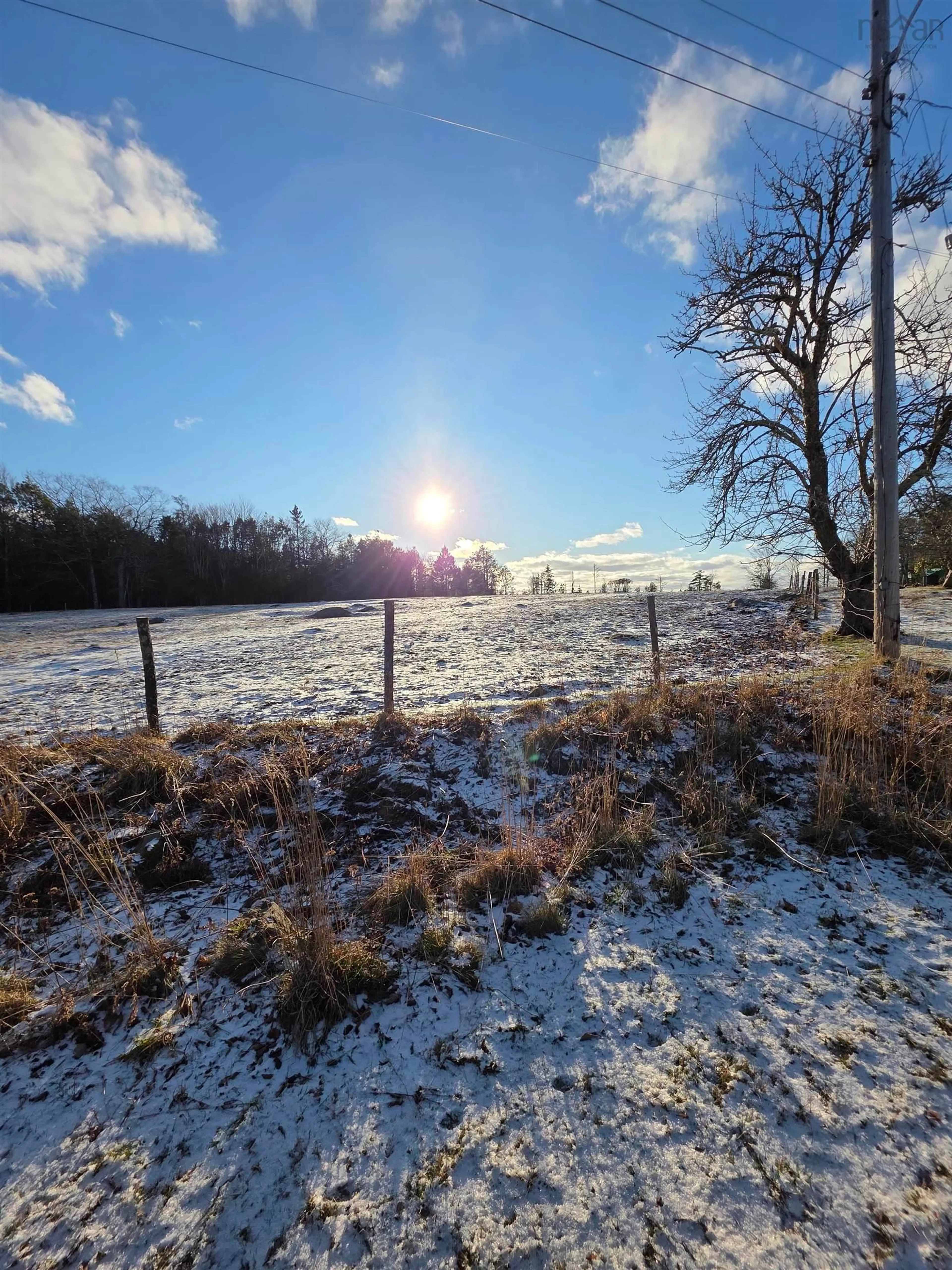 A pic from outside/outdoor area/front of a property/back of a property/a pic from drone, forest/trees view for 205 Hodgson's Rd, Middle Ohio Nova Scotia B0T 1W0