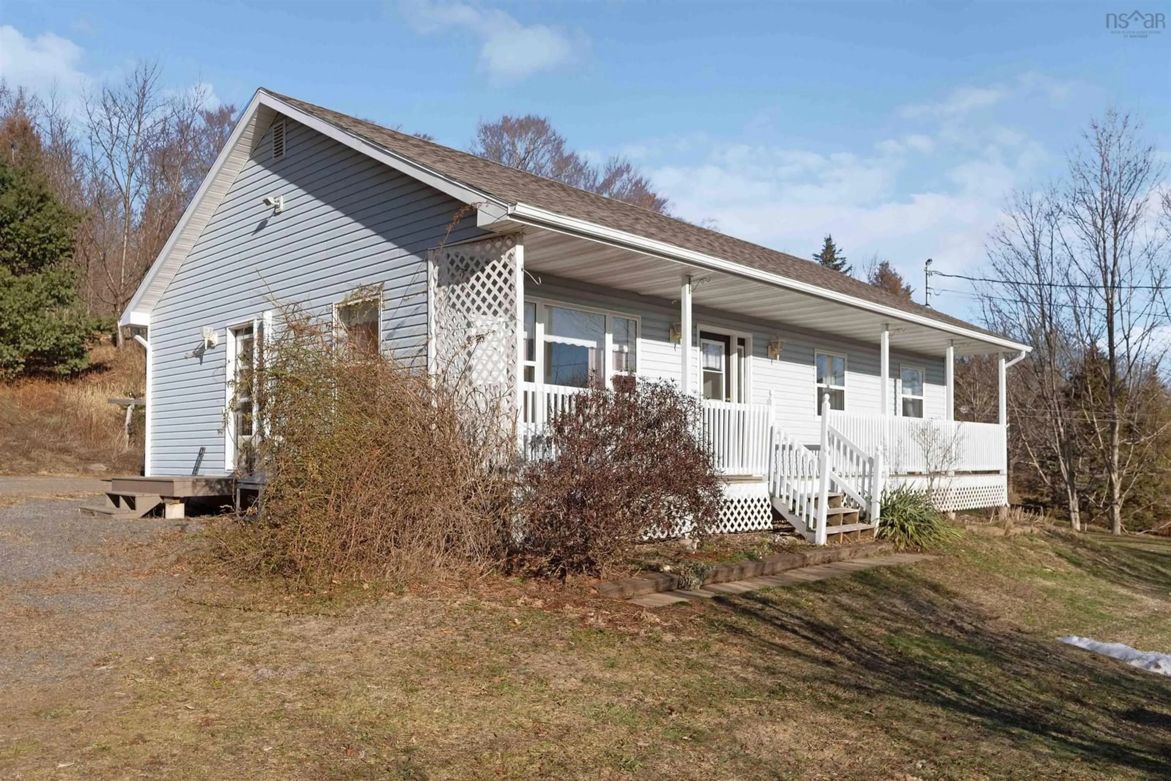 Home with vinyl exterior material, street for 4395 Prospect Rd, North Alton Nova Scotia B4N 3V8