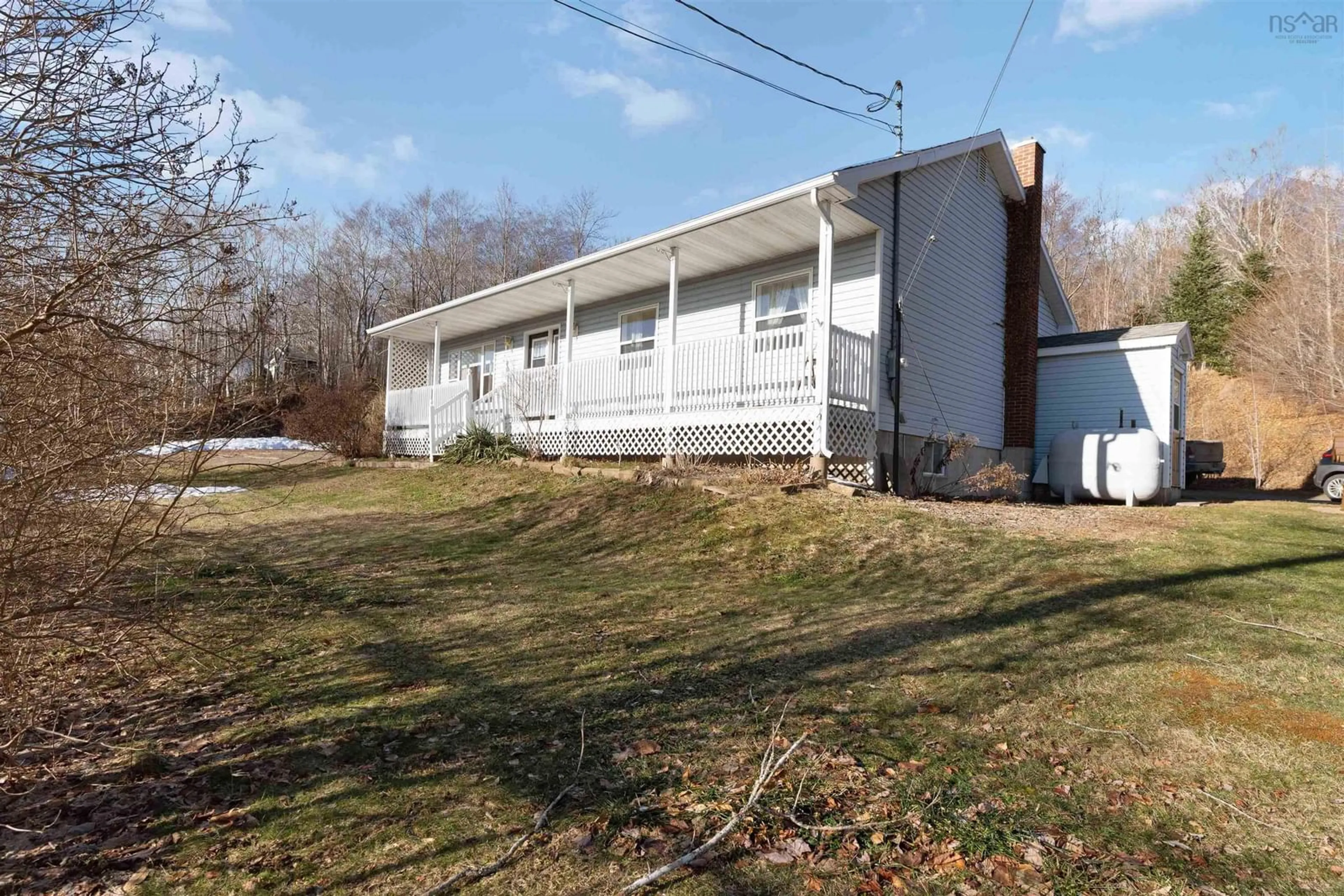 A pic from outside/outdoor area/front of a property/back of a property/a pic from drone, street for 4395 Prospect Rd, North Alton Nova Scotia B4N 3V8