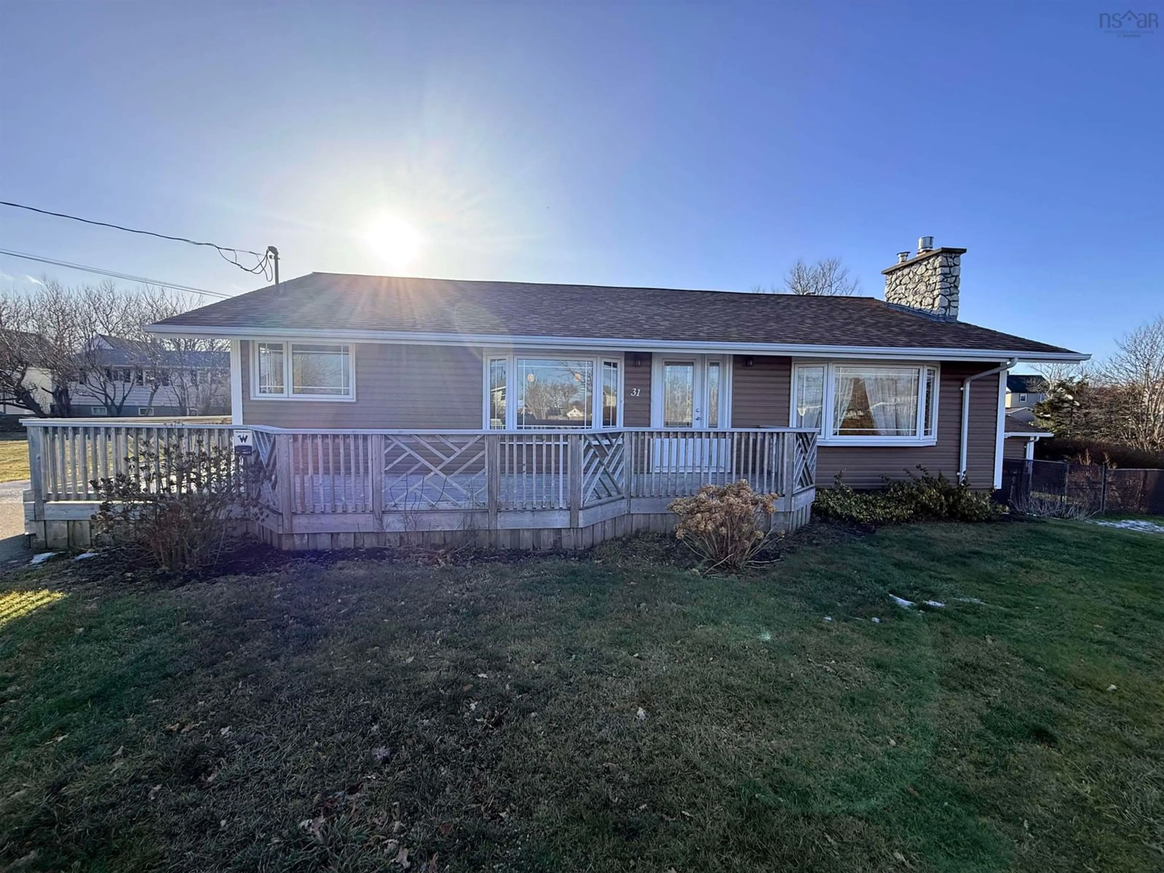 A pic from outside/outdoor area/front of a property/back of a property/a pic from drone, unknown for 31 Allen St, Glace Bay Nova Scotia B1A 1X7