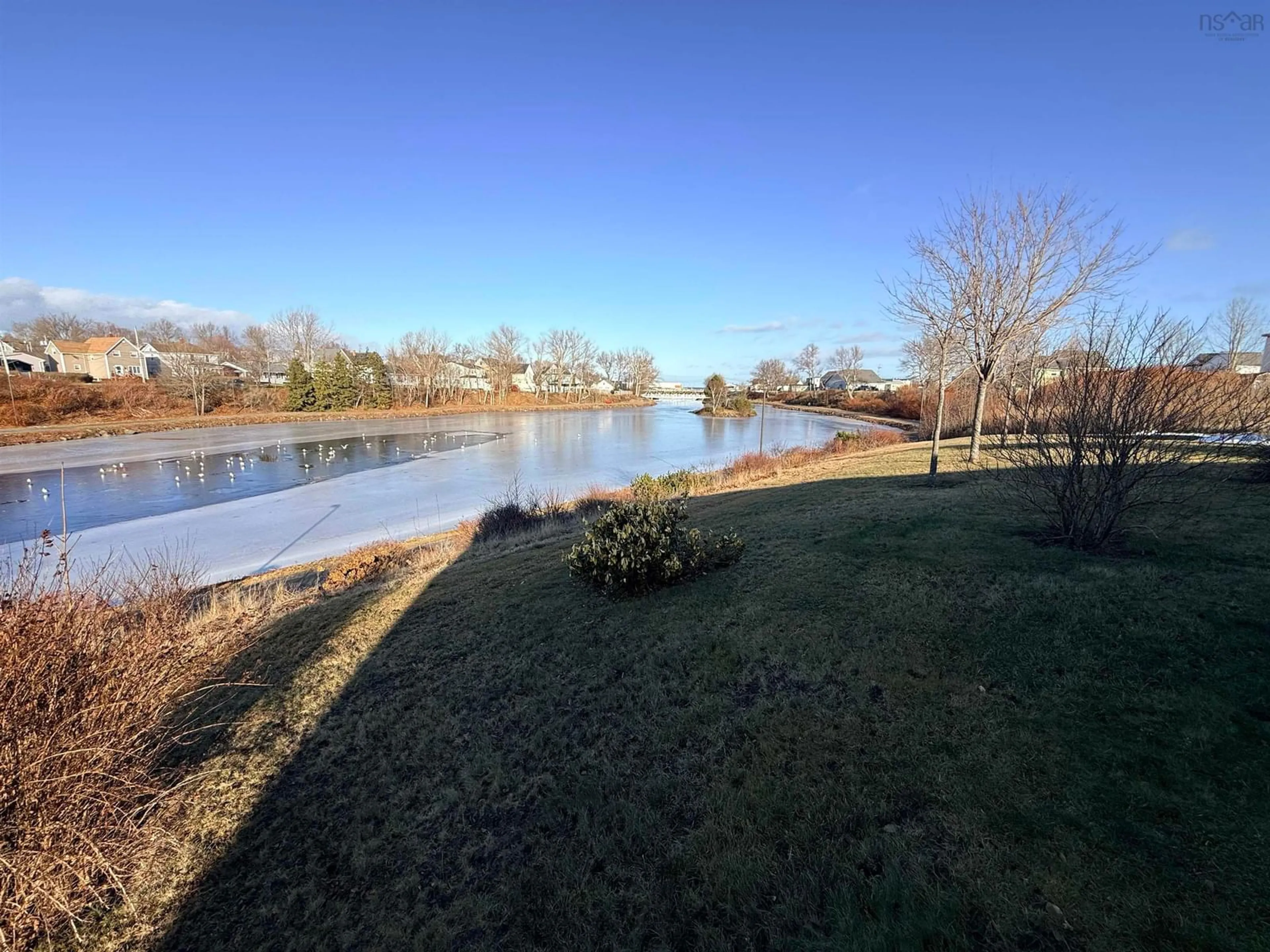 A pic from outside/outdoor area/front of a property/back of a property/a pic from drone, water/lake/river/ocean view for 31 Allen St, Glace Bay Nova Scotia B1A 1X7