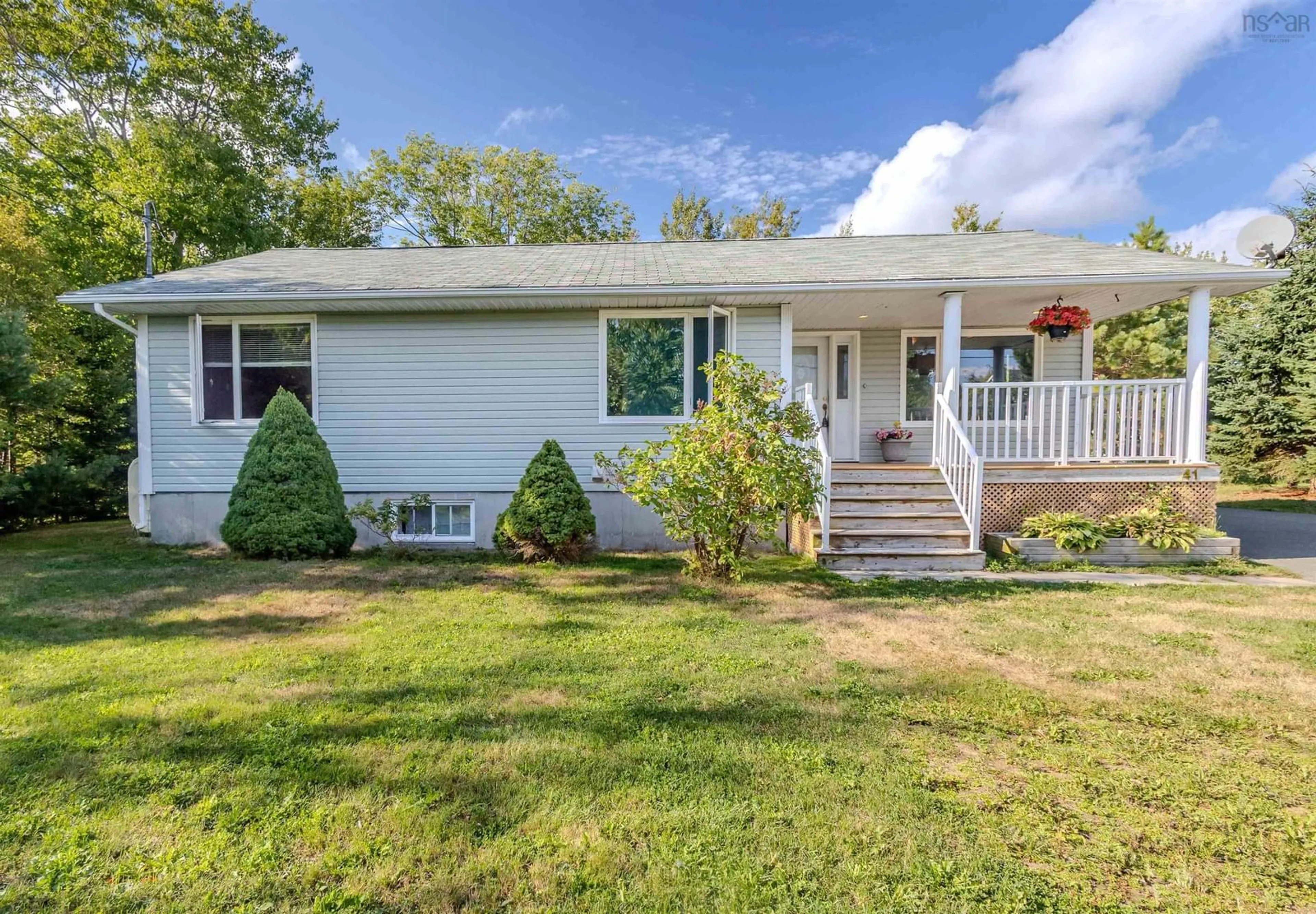 Home with vinyl exterior material, street for 41 Franklyn Dr, Sydney Nova Scotia B1M 1A6