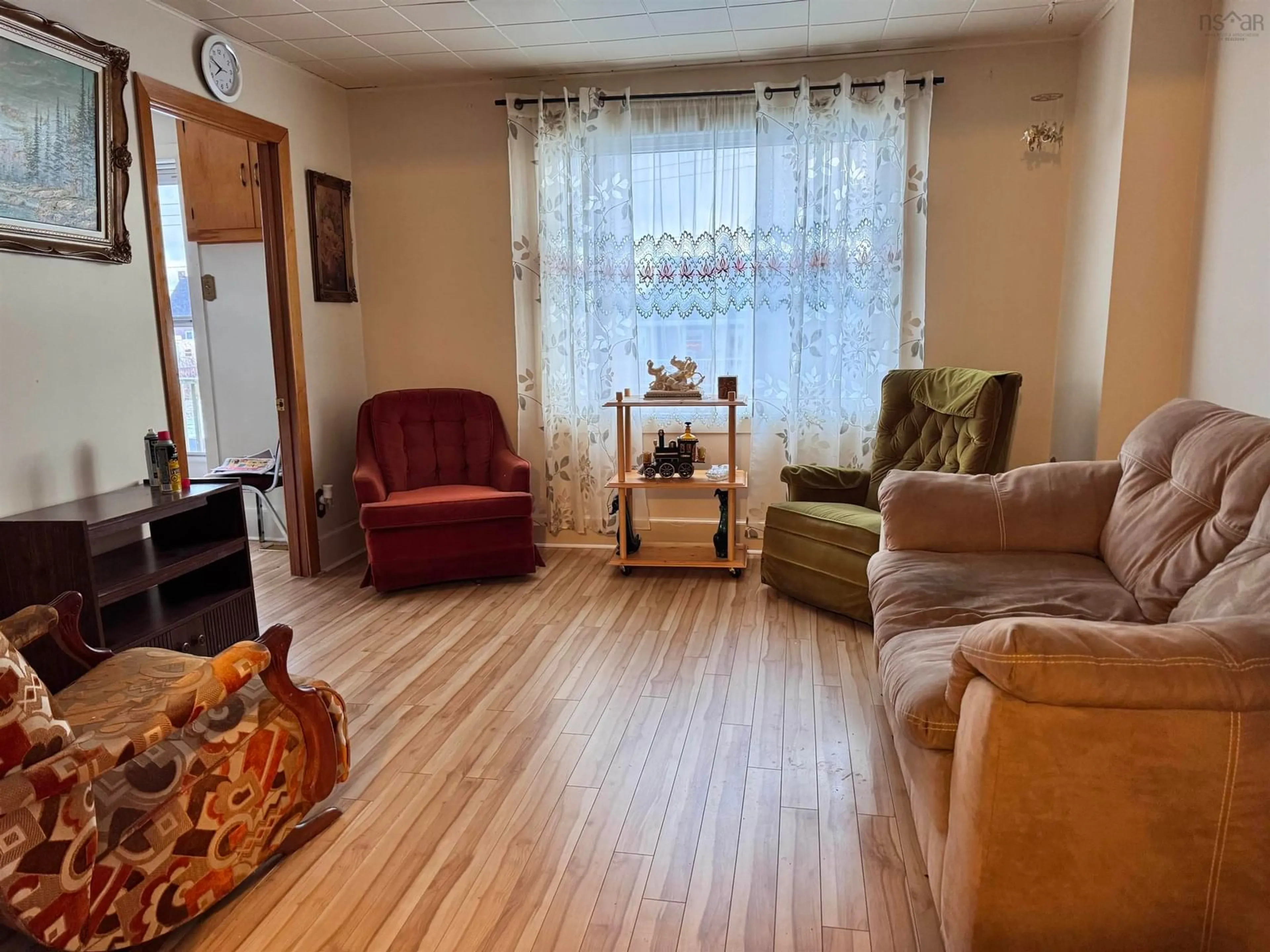 Living room with furniture, unknown for 45 Seventh St, Glace Bay Nova Scotia B1A 4K1