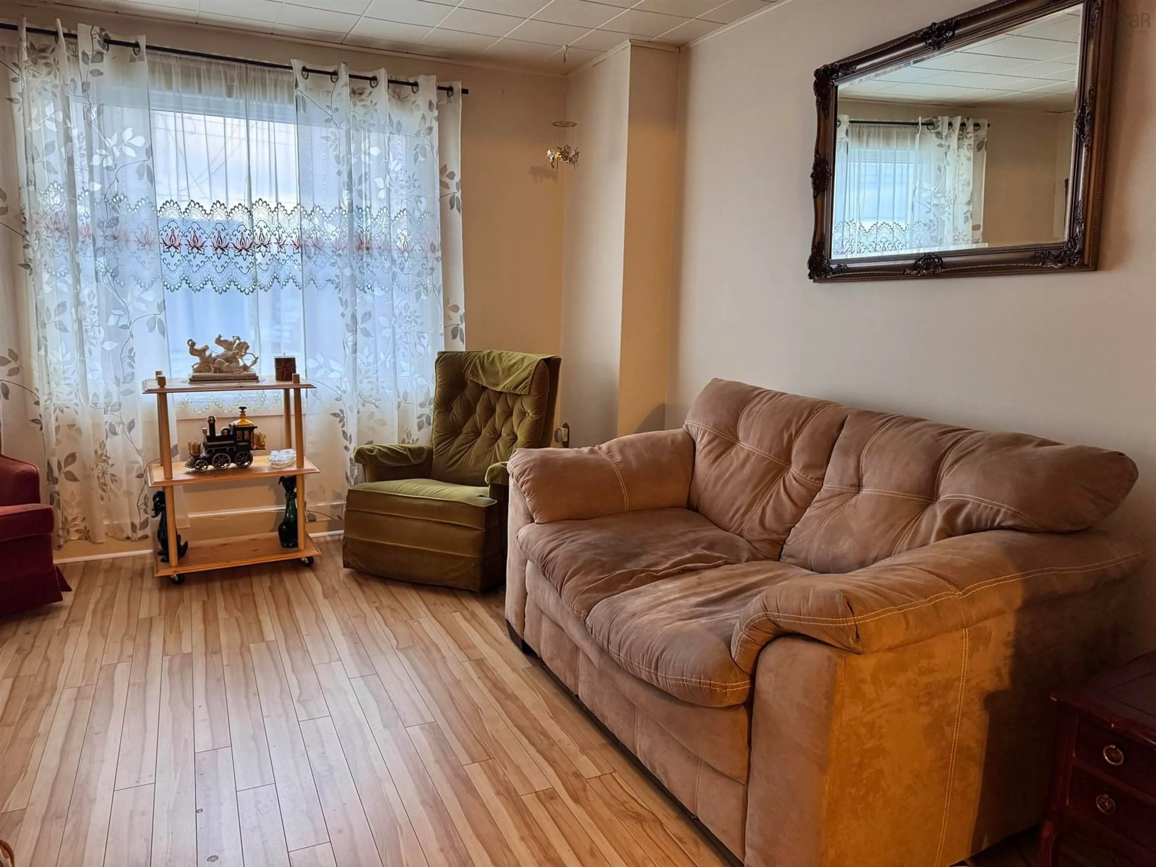 Living room with furniture, unknown for 45 Seventh St, Glace Bay Nova Scotia B1A 4K1