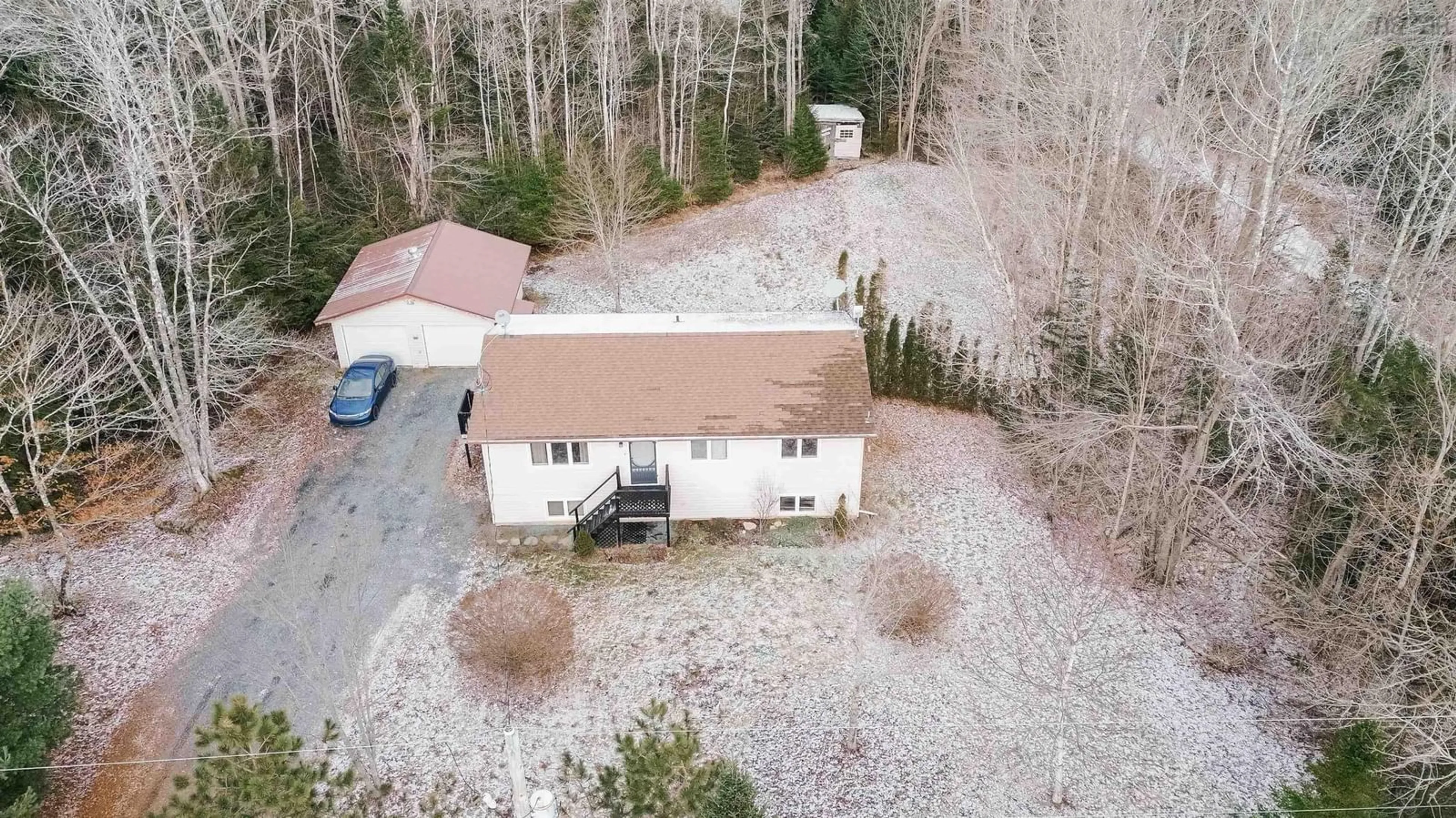 A pic from outside/outdoor area/front of a property/back of a property/a pic from drone, building for 977 Shortts Lake West Rd, Shortts Lake Nova Scotia B0N 2J0