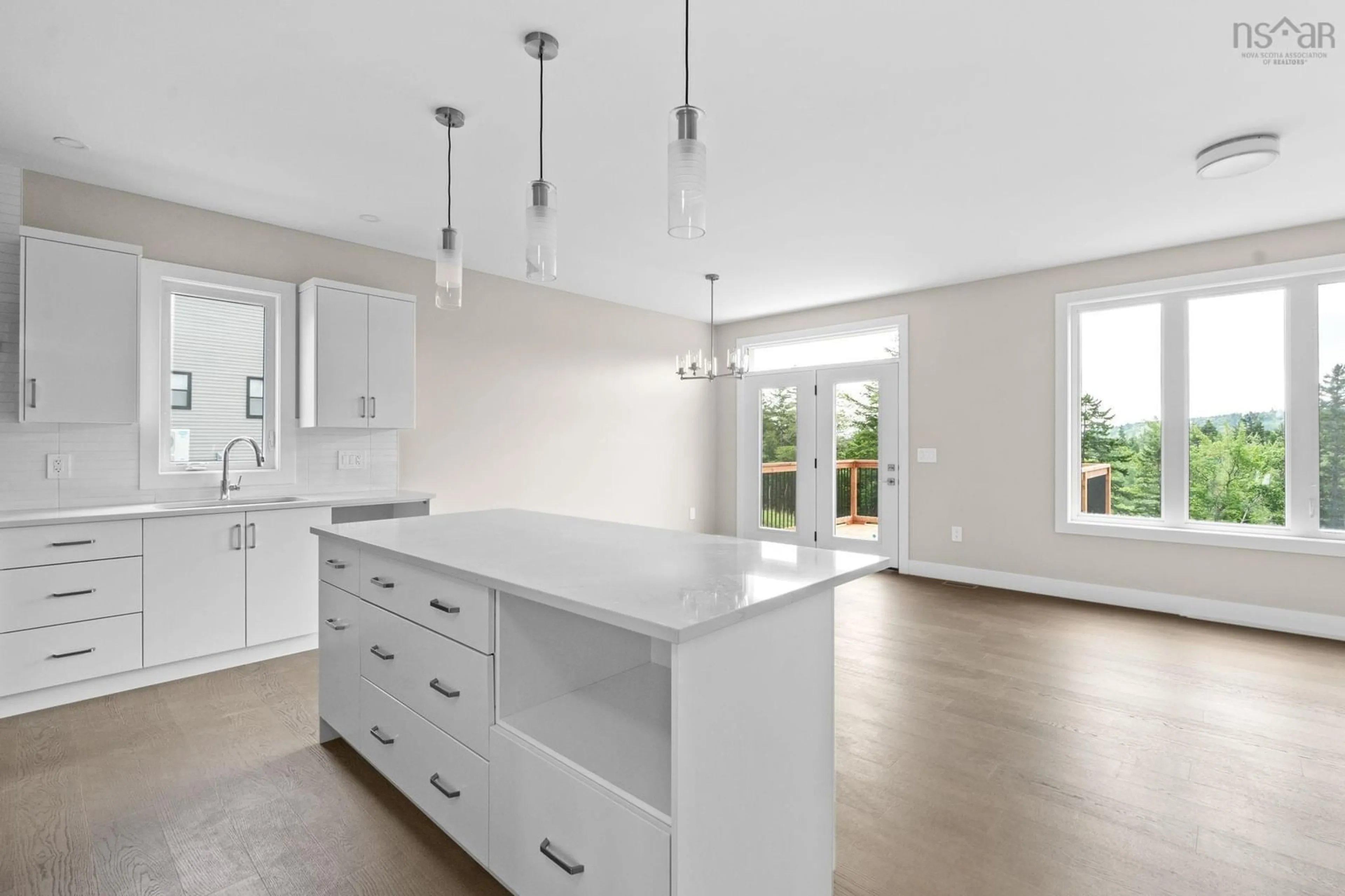 Open concept kitchen, ceramic/tile floor for 125 Garvey Crt #GAR35, Bedford Nova Scotia B4B 2L1