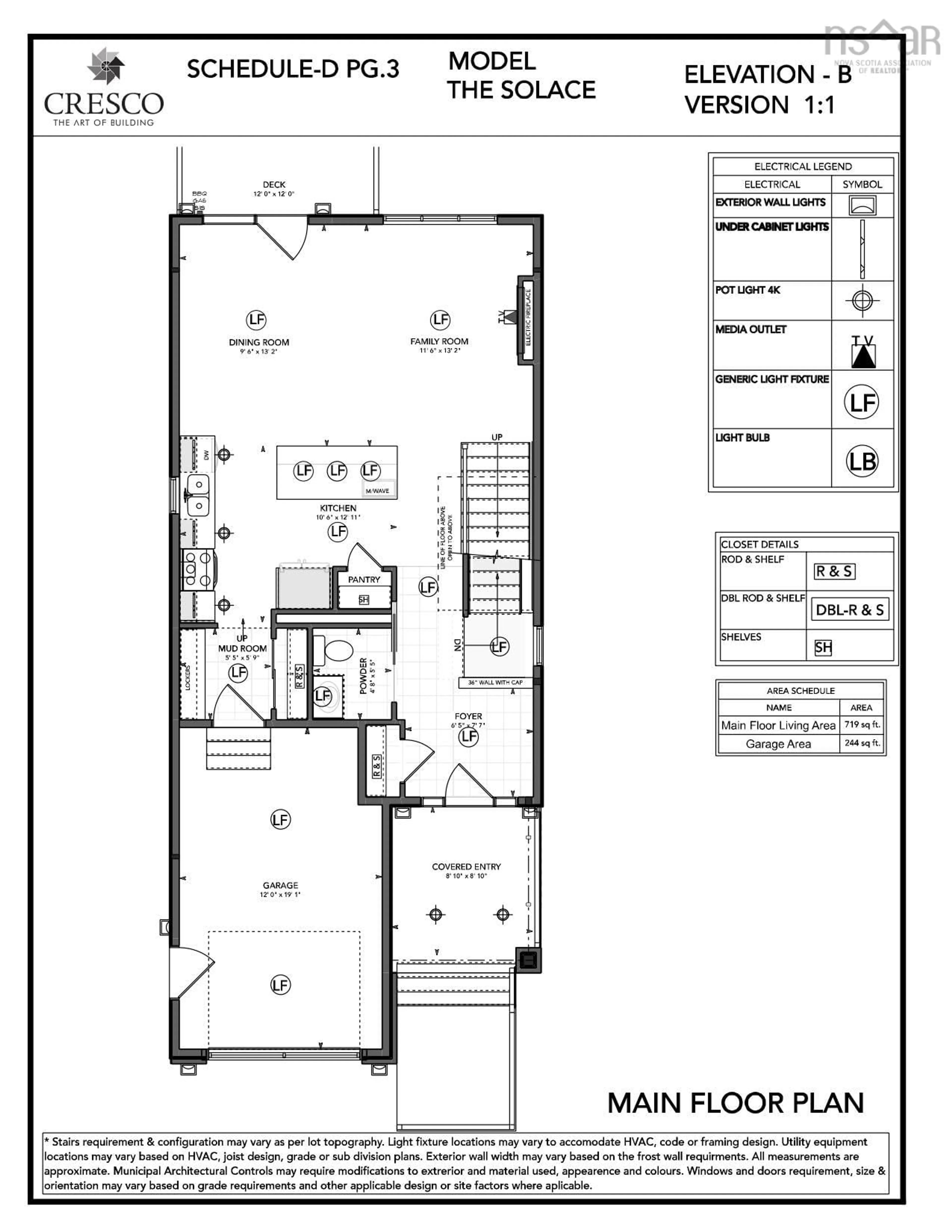 Floor plan for 117 Garvey Crt #GAR36, Bedford Nova Scotia B4B 2L1
