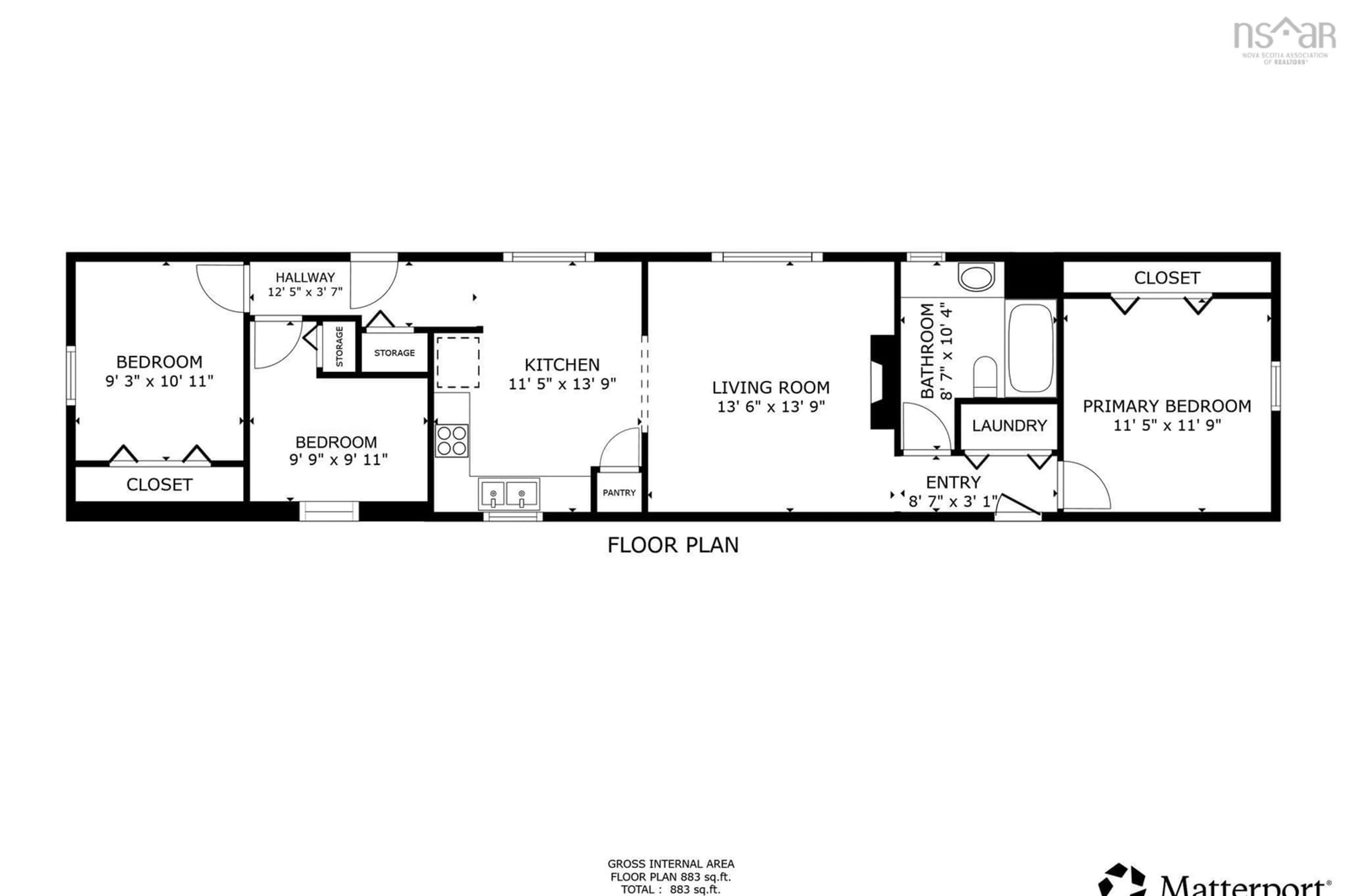 Floor plan for 49 Haven Dr, Bridgewater Nova Scotia B4V 3X2