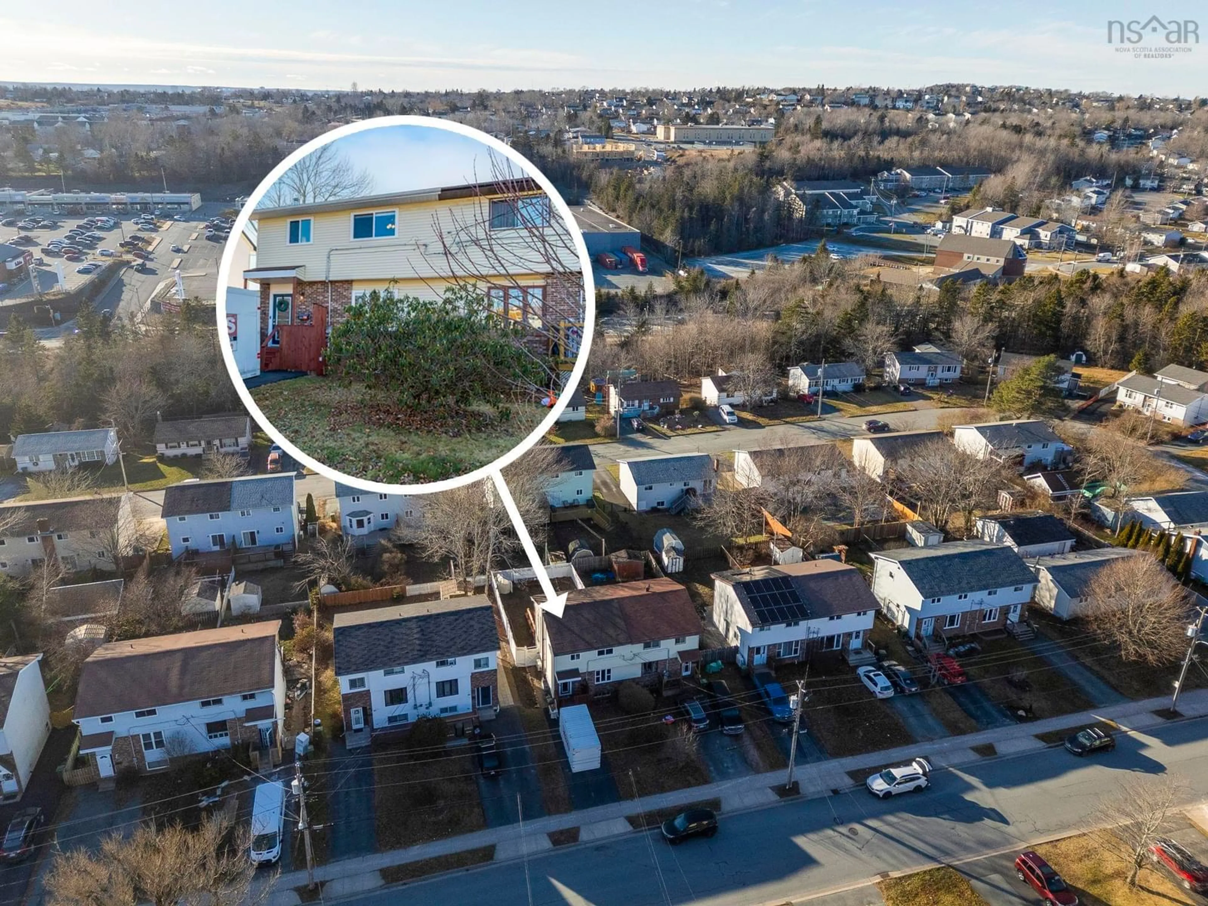 A pic from outside/outdoor area/front of a property/back of a property/a pic from drone, street for 88 Merrimac Dr, Cole Harbour Nova Scotia B2W 4P8