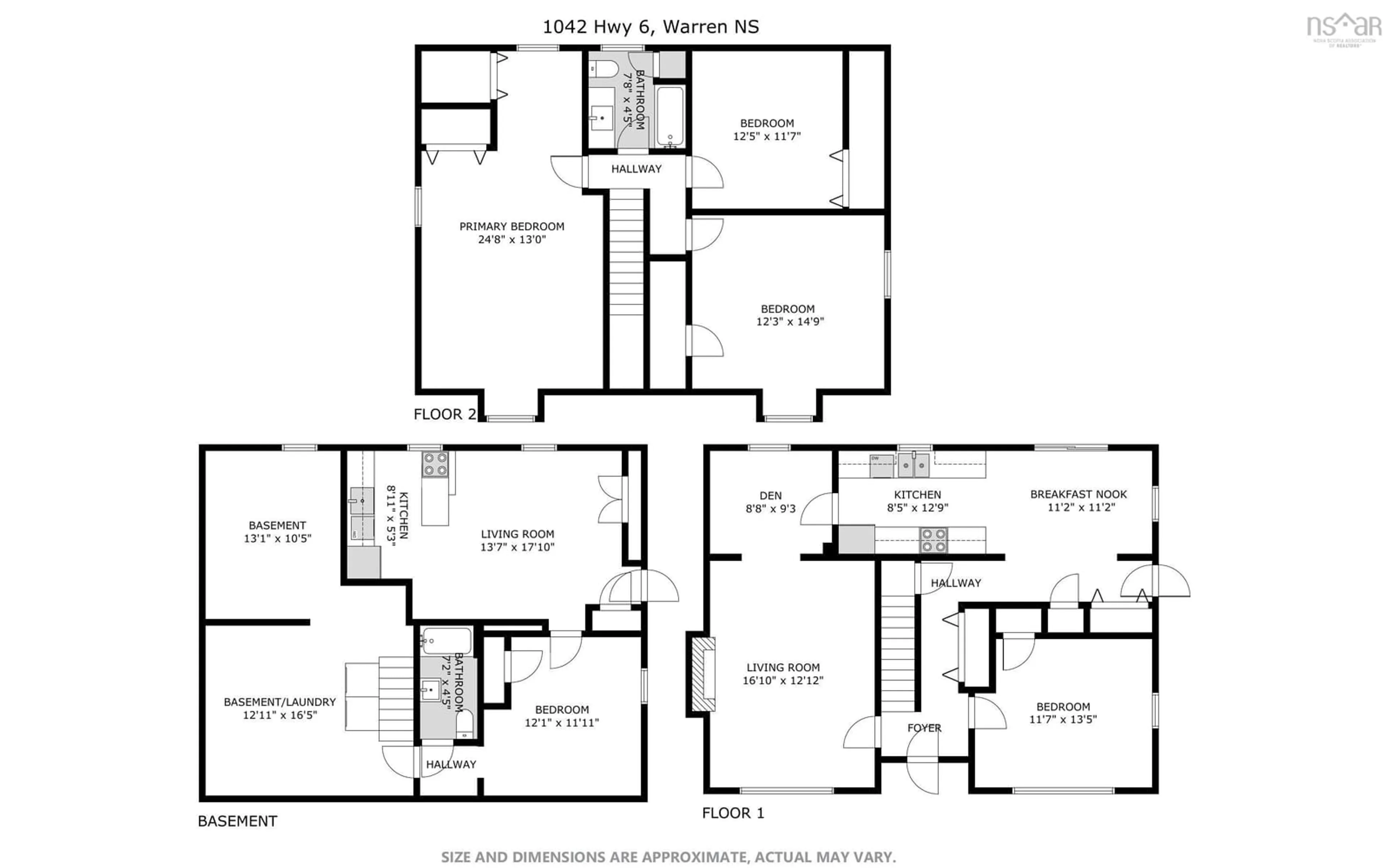 Floor plan for 1042 6 Hwy, Warren Nova Scotia B4Y 3Y2