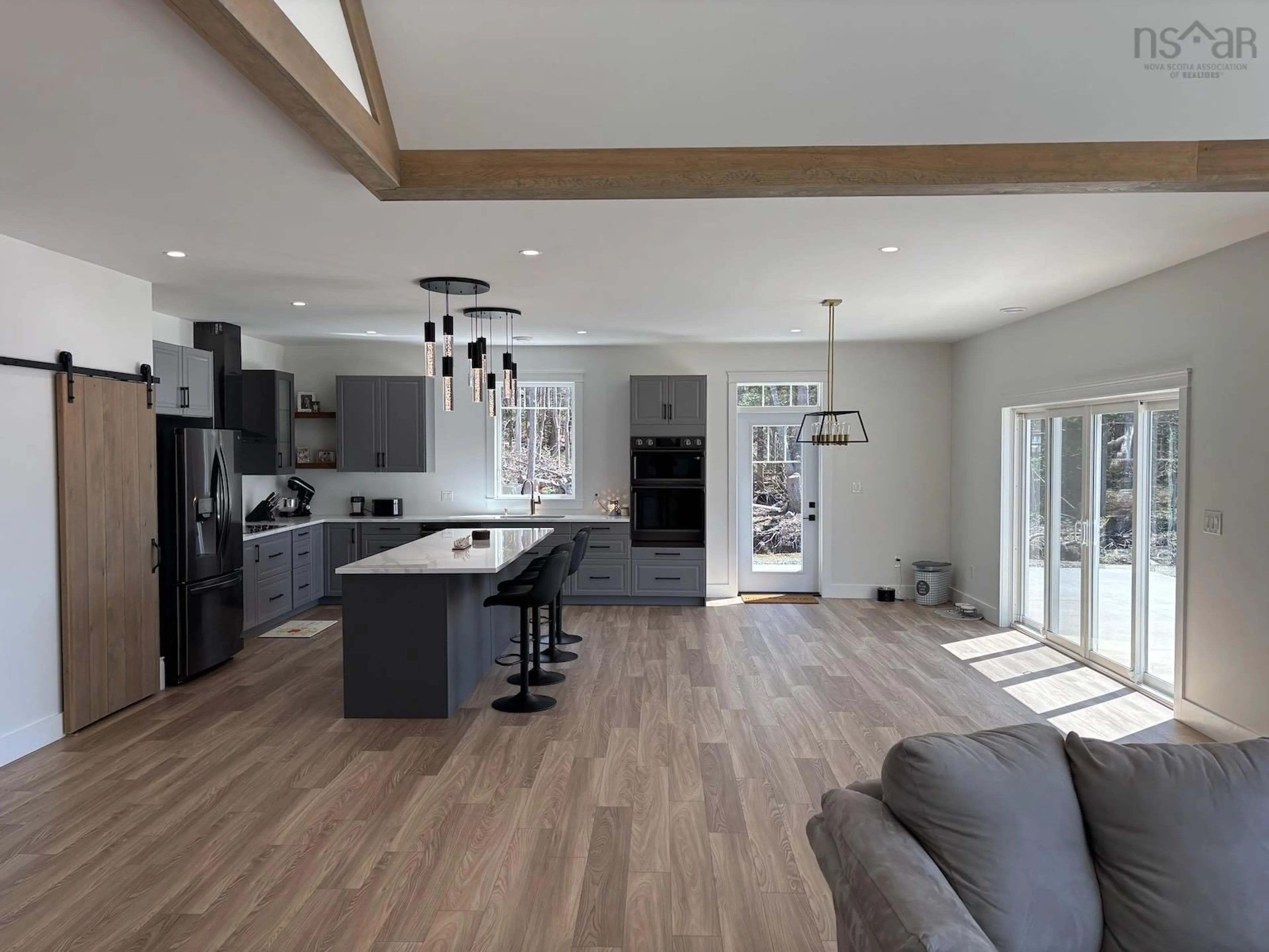 Open concept kitchen, unknown for 36 Belleville Rd, Belleville North Nova Scotia B0W 3M0