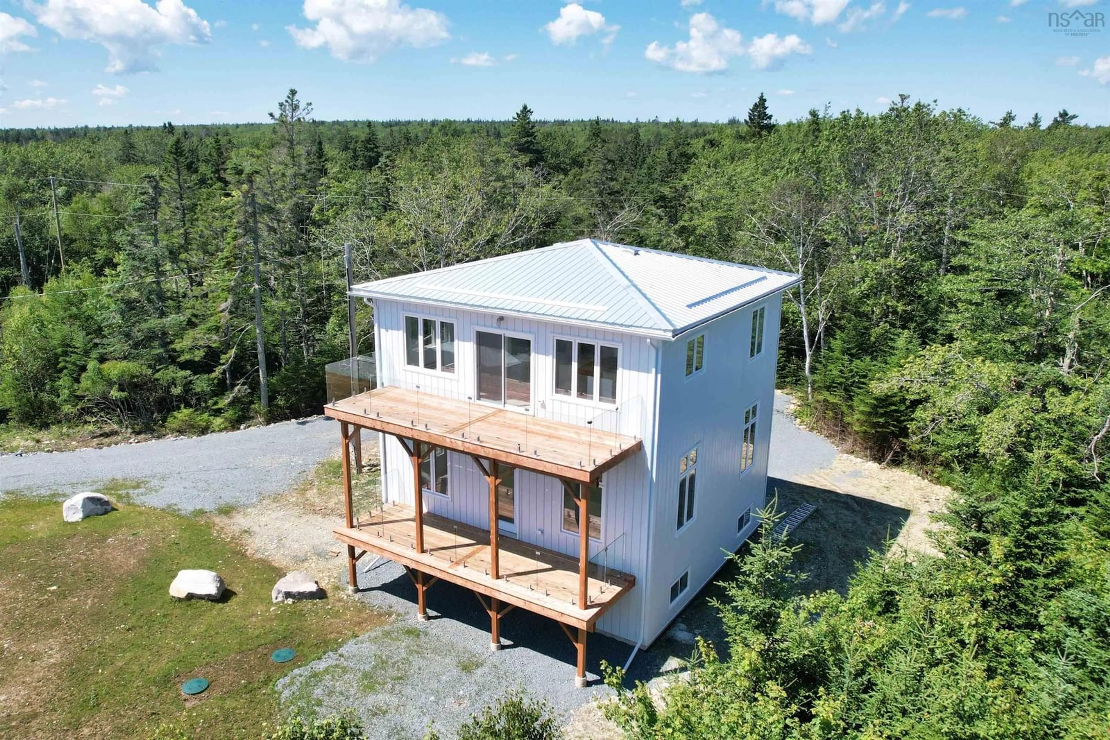 A pic from outside/outdoor area/front of a property/back of a property/a pic from drone, building for 119 Everetts Way, Hunts Point Nova Scotia B0T 1G0