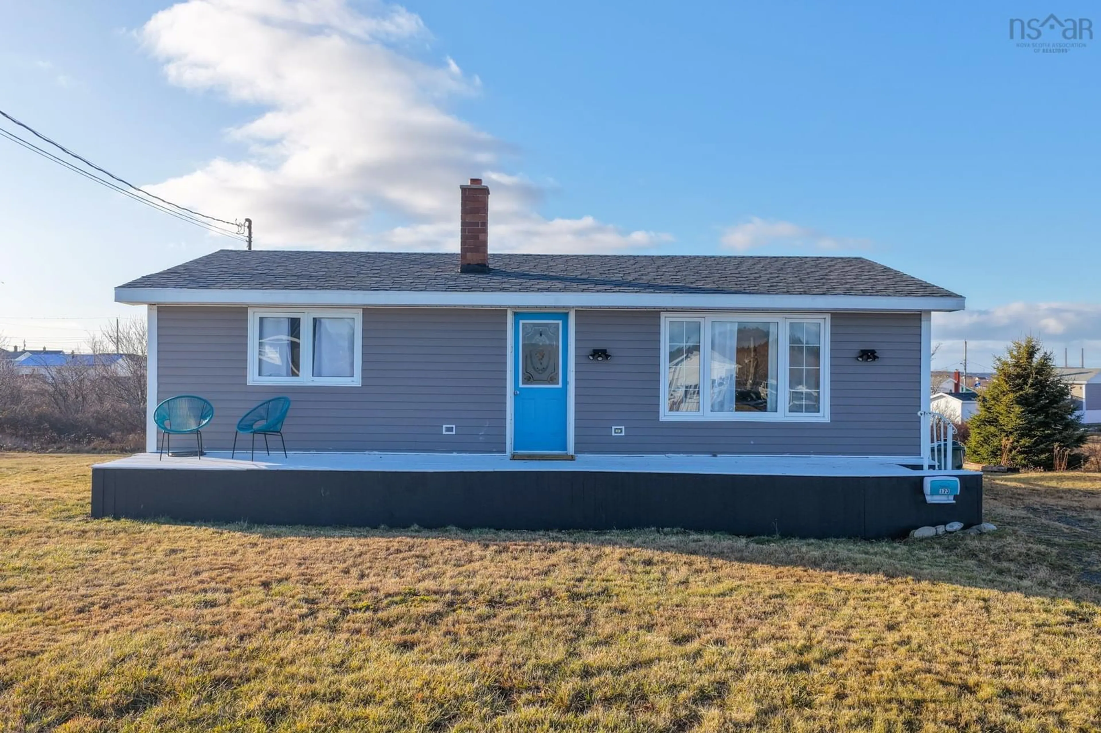 Home with vinyl exterior material, street for 173 Mcintyre Lane, Glace Bay Nova Scotia B1A 4S1