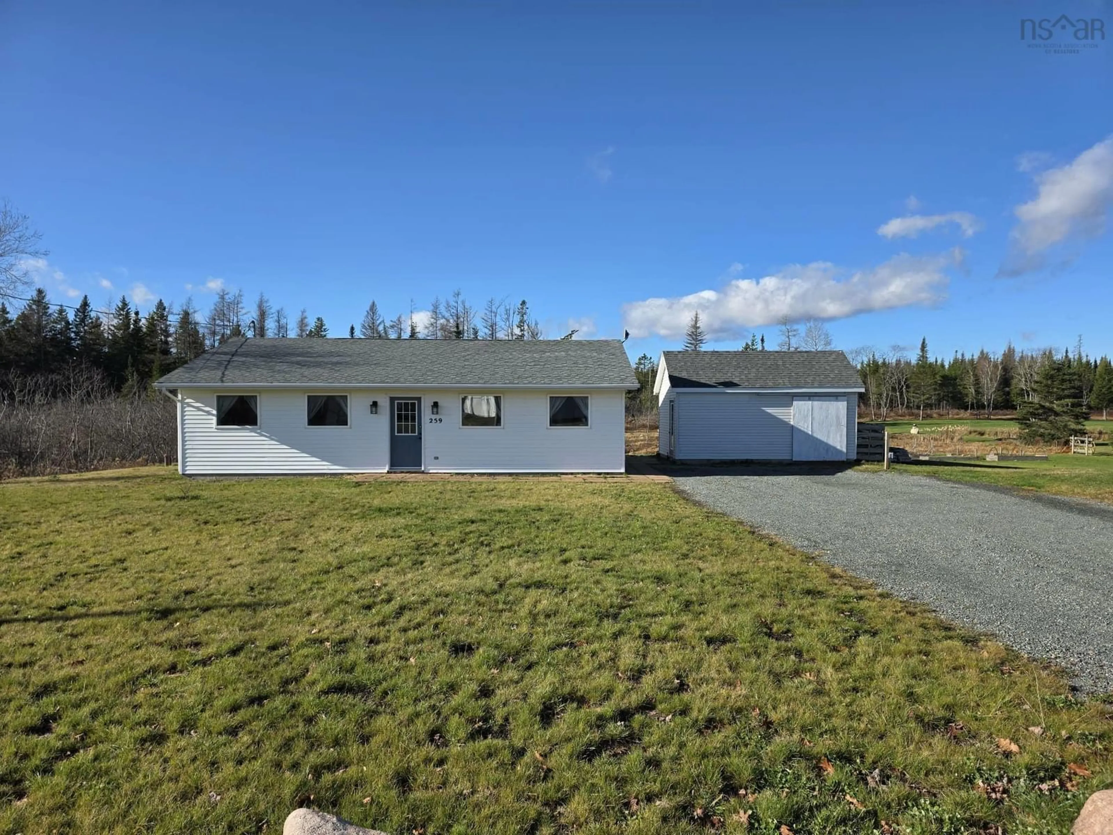 A pic from outside/outdoor area/front of a property/back of a property/a pic from drone, street for 259 Loop Old Highway 4 Hwy, Kemptown Nova Scotia B6L 2J5