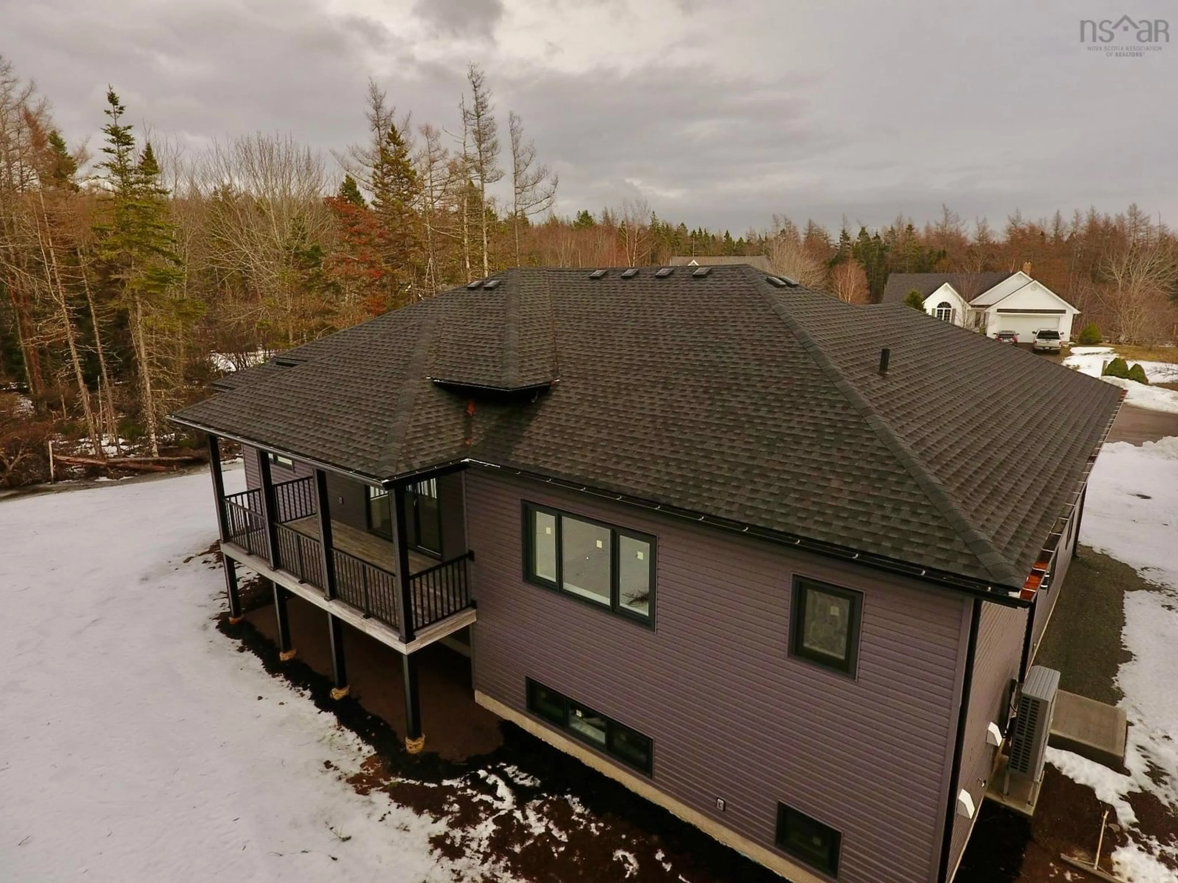 A pic from outside/outdoor area/front of a property/back of a property/a pic from drone, unknown for 11 Chiavari Close, Port Hawkesbury Nova Scotia B9A 2M3