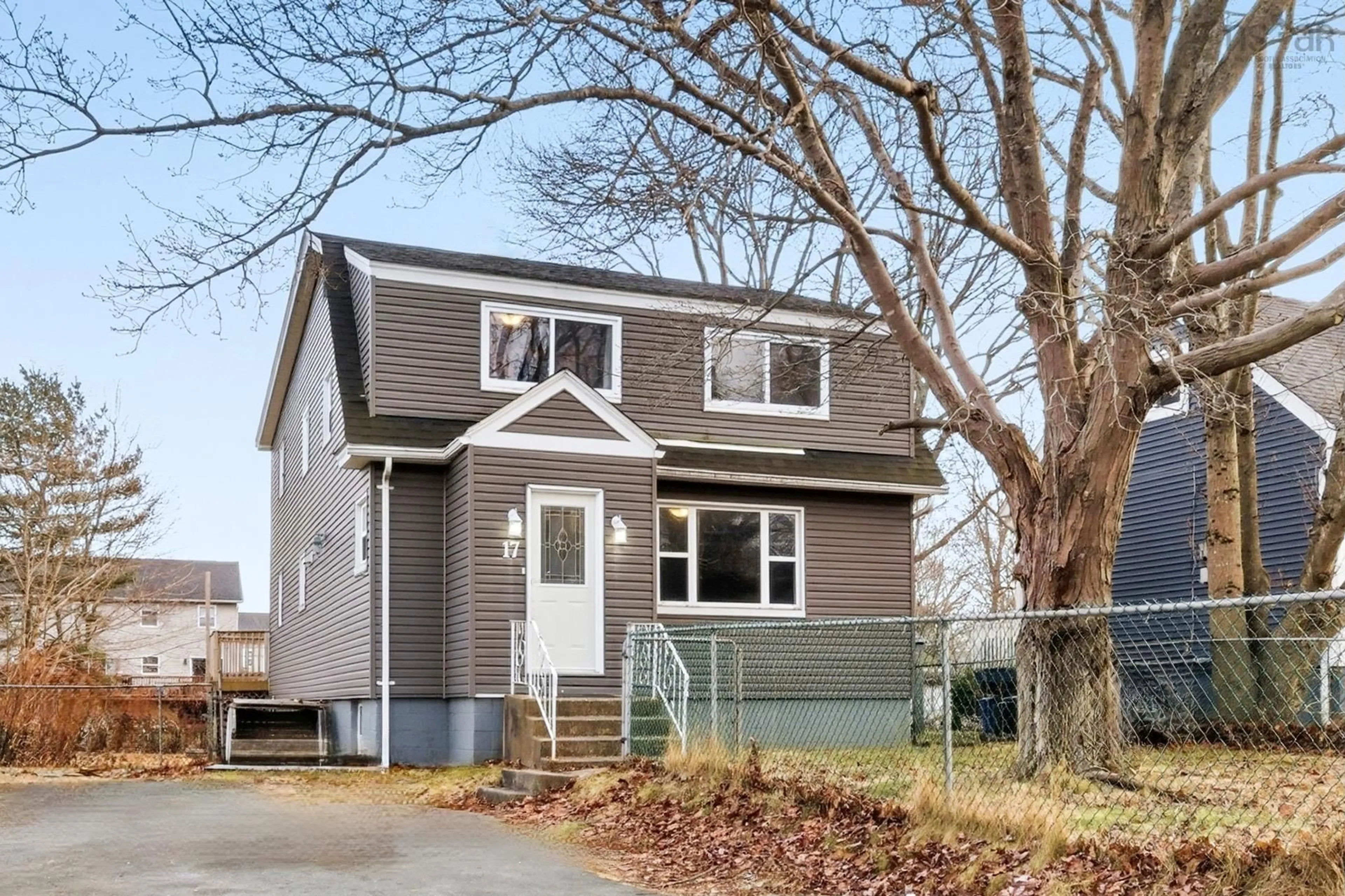 Home with vinyl exterior material, street for 17 Lewis St, Halifax Nova Scotia B3R 1P7