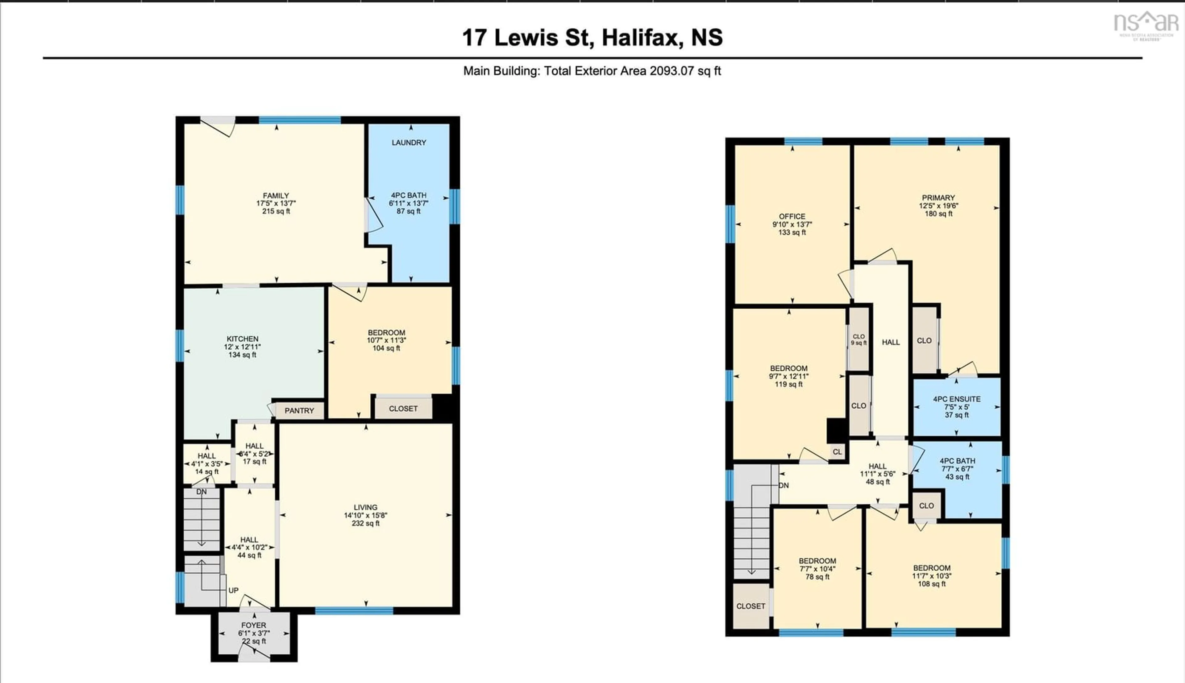 Floor plan for 17 Lewis St, Halifax Nova Scotia B3R 1P7