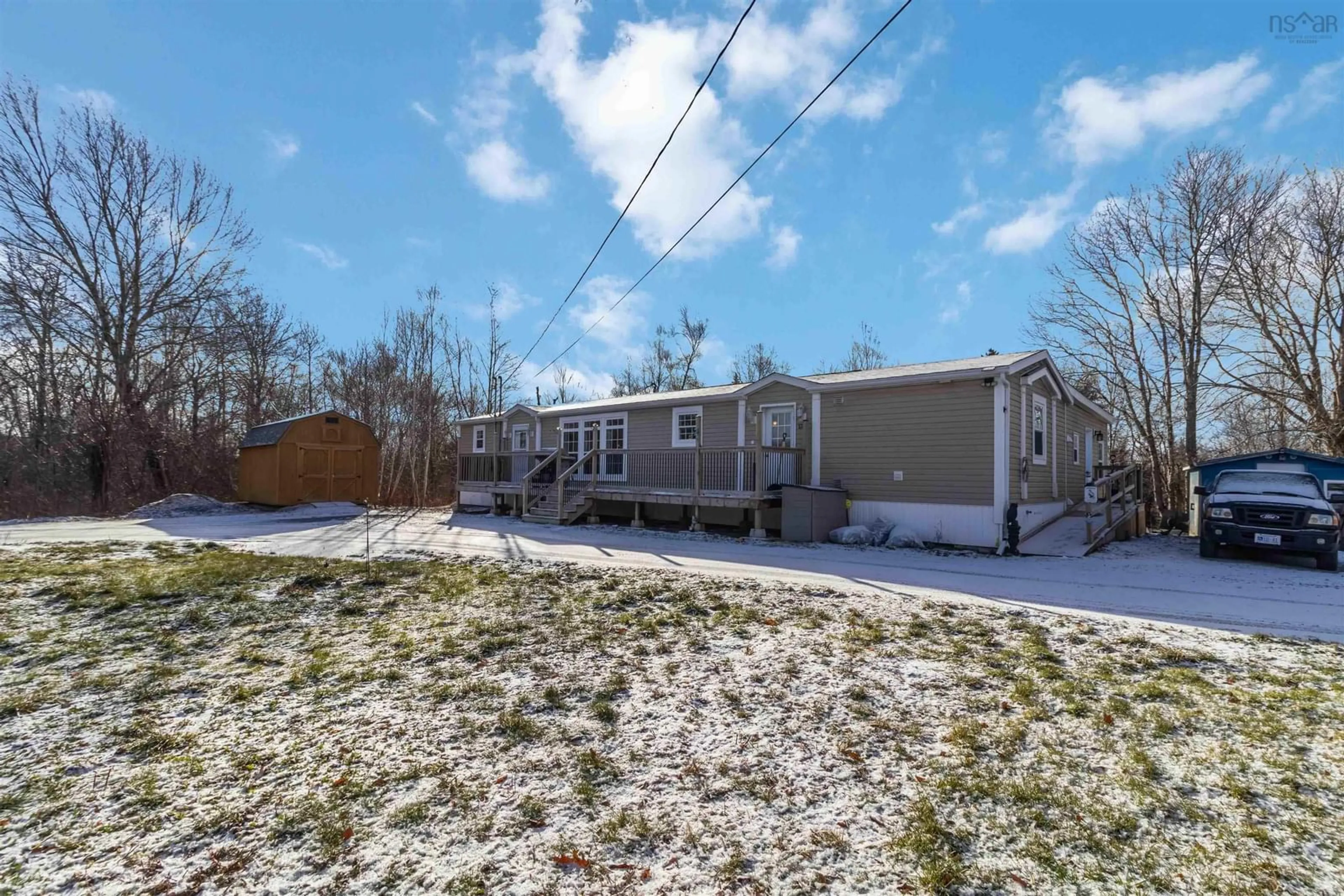 A pic from outside/outdoor area/front of a property/back of a property/a pic from drone, street for 1321 Highway 277, Dutch Settlement Nova Scotia B2S 2K7