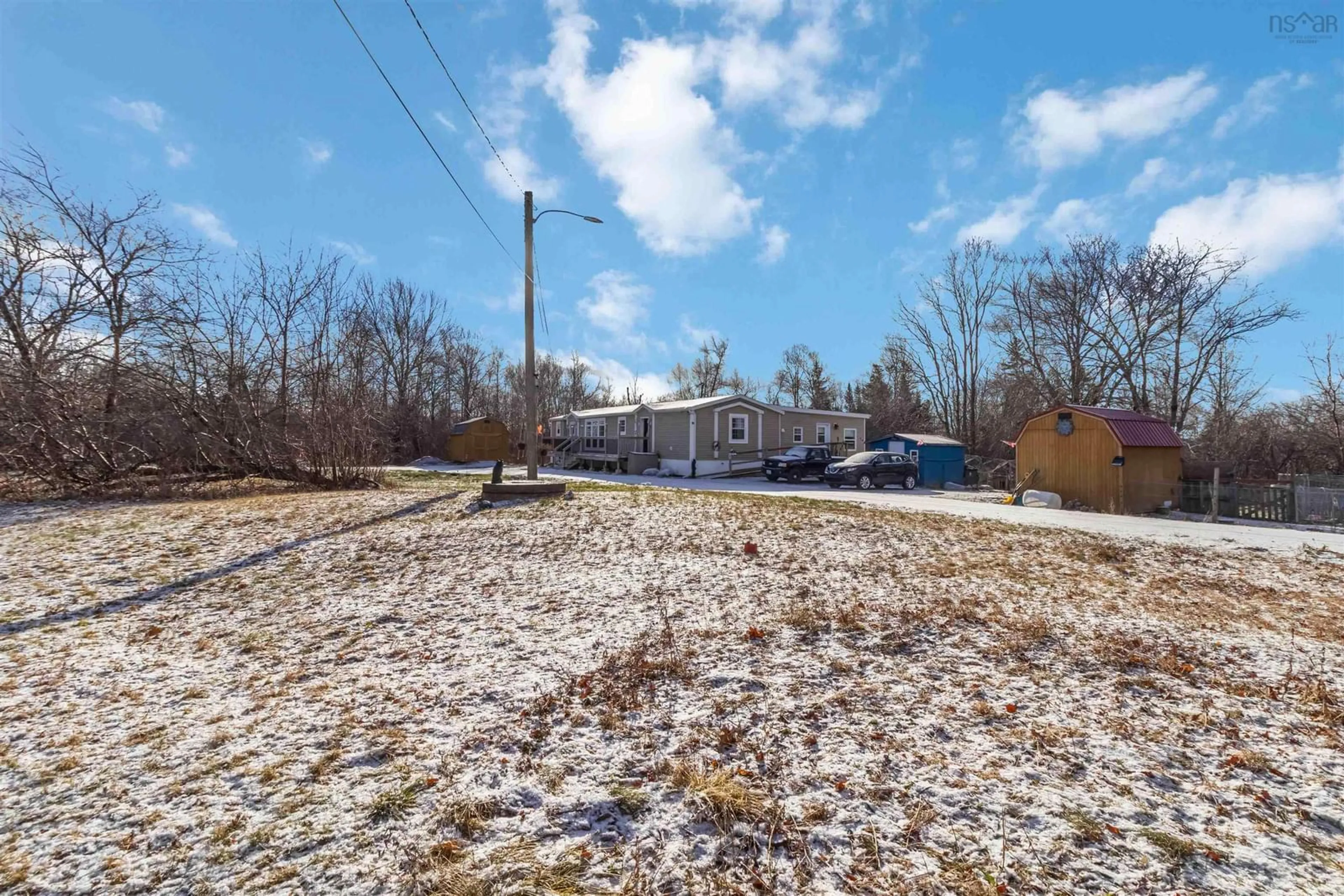 A pic from outside/outdoor area/front of a property/back of a property/a pic from drone, street for 1321 Highway 277, Dutch Settlement Nova Scotia B2S 2K7