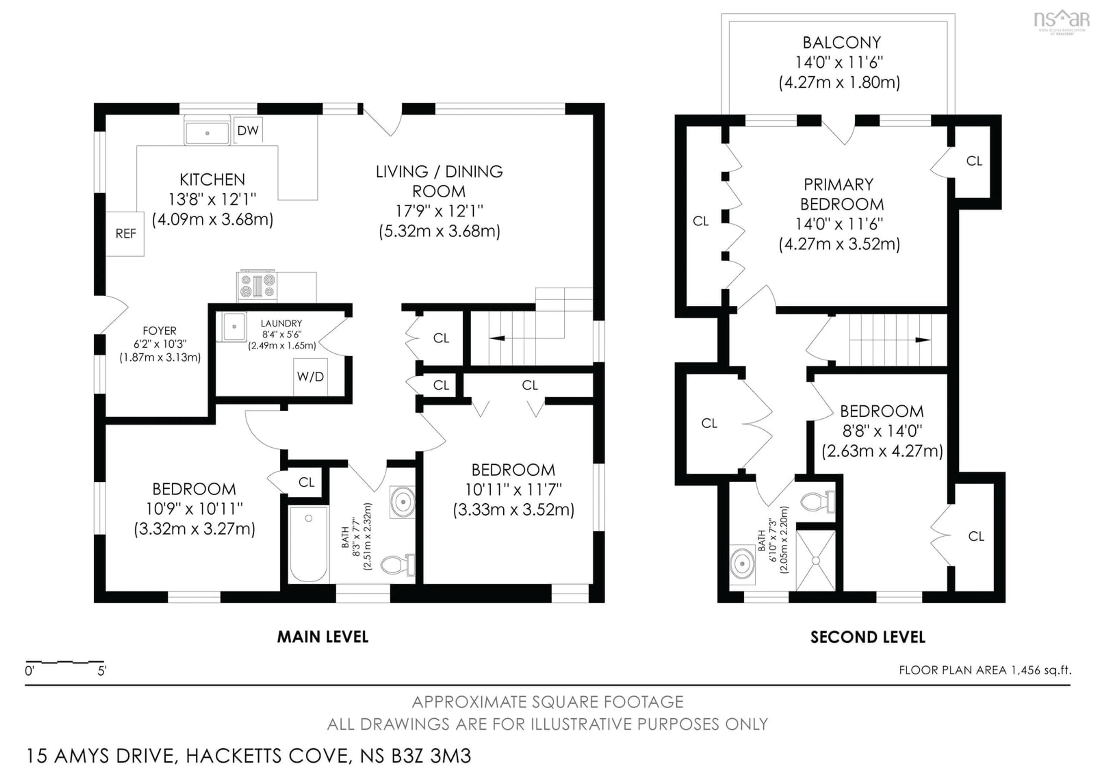 Floor plan for 15 Amys Drive, Hackett's Cove Nova Scotia B3Z 3M3