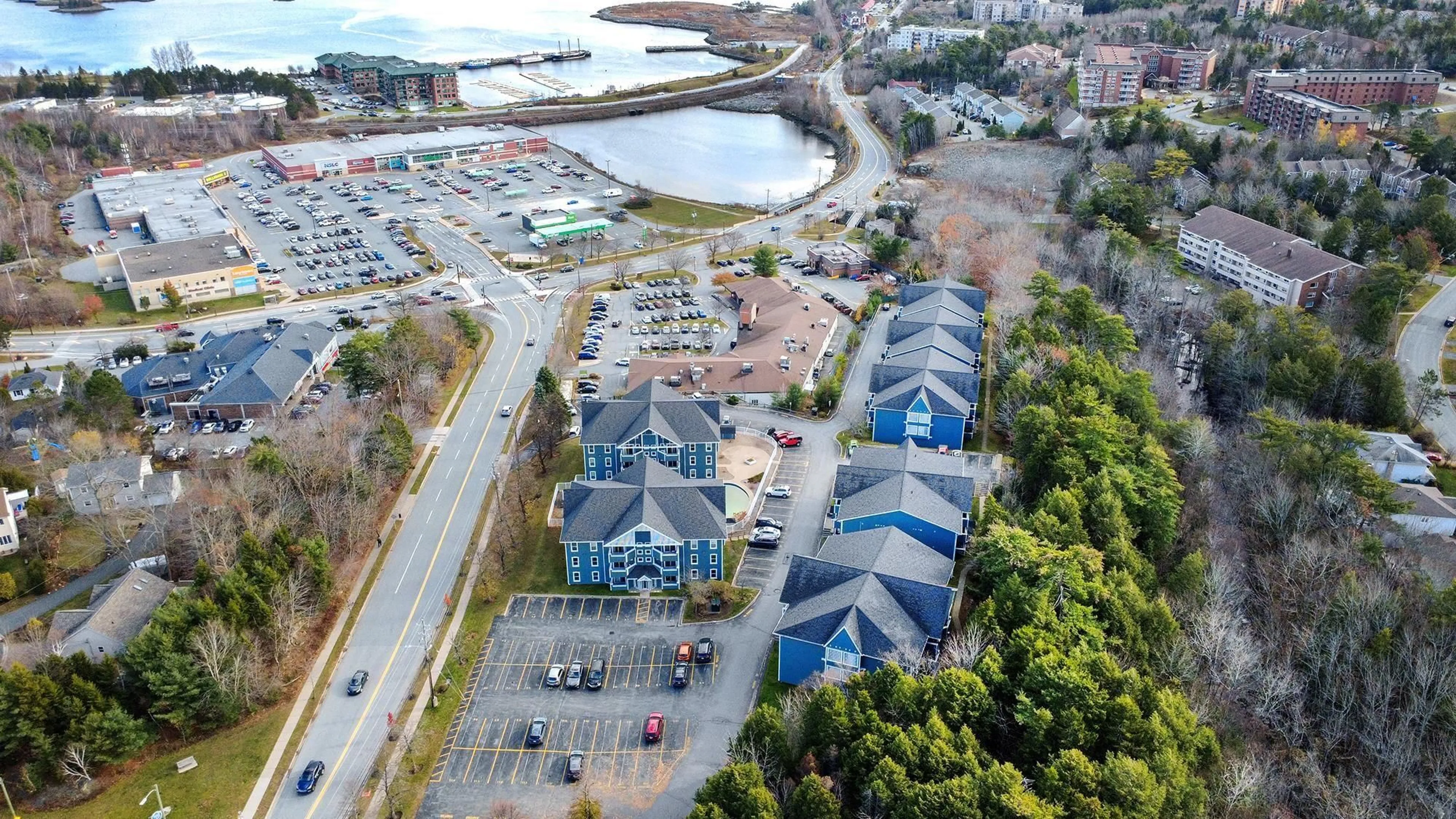 A pic from outside/outdoor area/front of a property/back of a property/a pic from drone, water/lake/river/ocean view for 42 Hammonds Plains Rd #523, Bedford Nova Scotia B4A 3P8