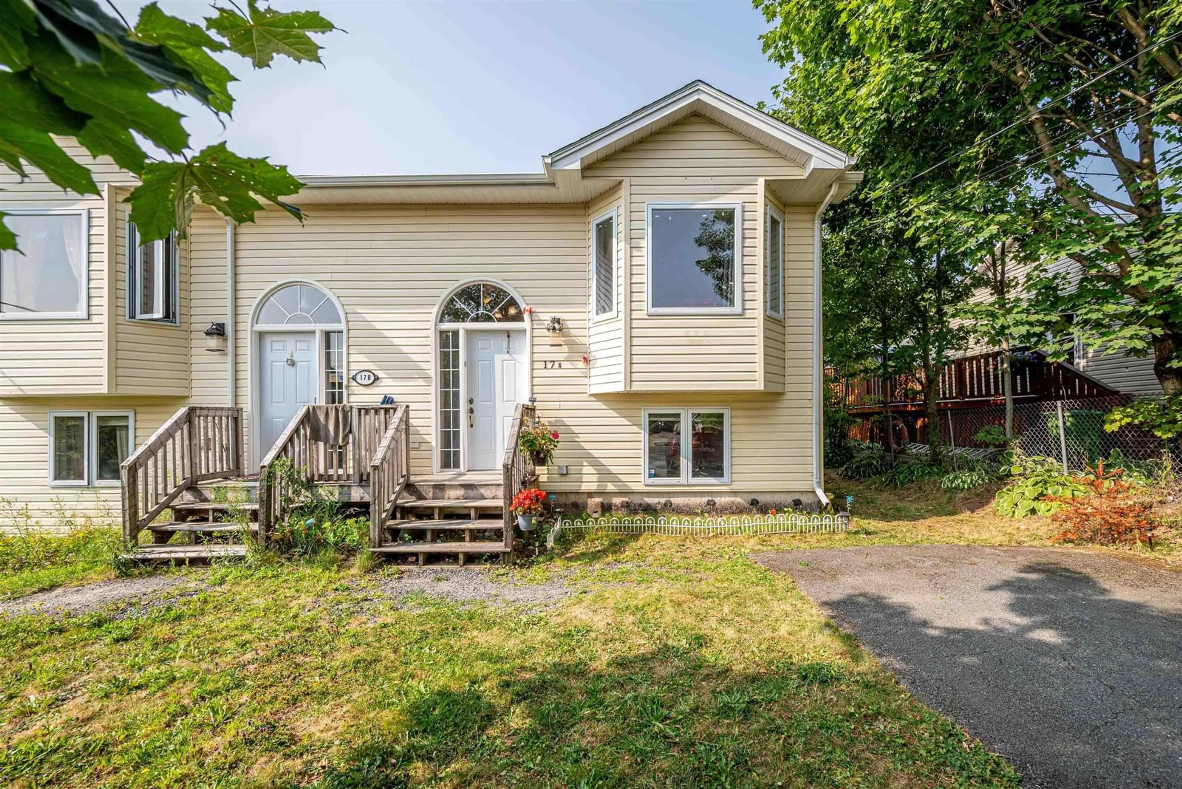 Home with vinyl exterior material, street for 17A Hartlen Ave, Spryfield Nova Scotia B3R 1R5