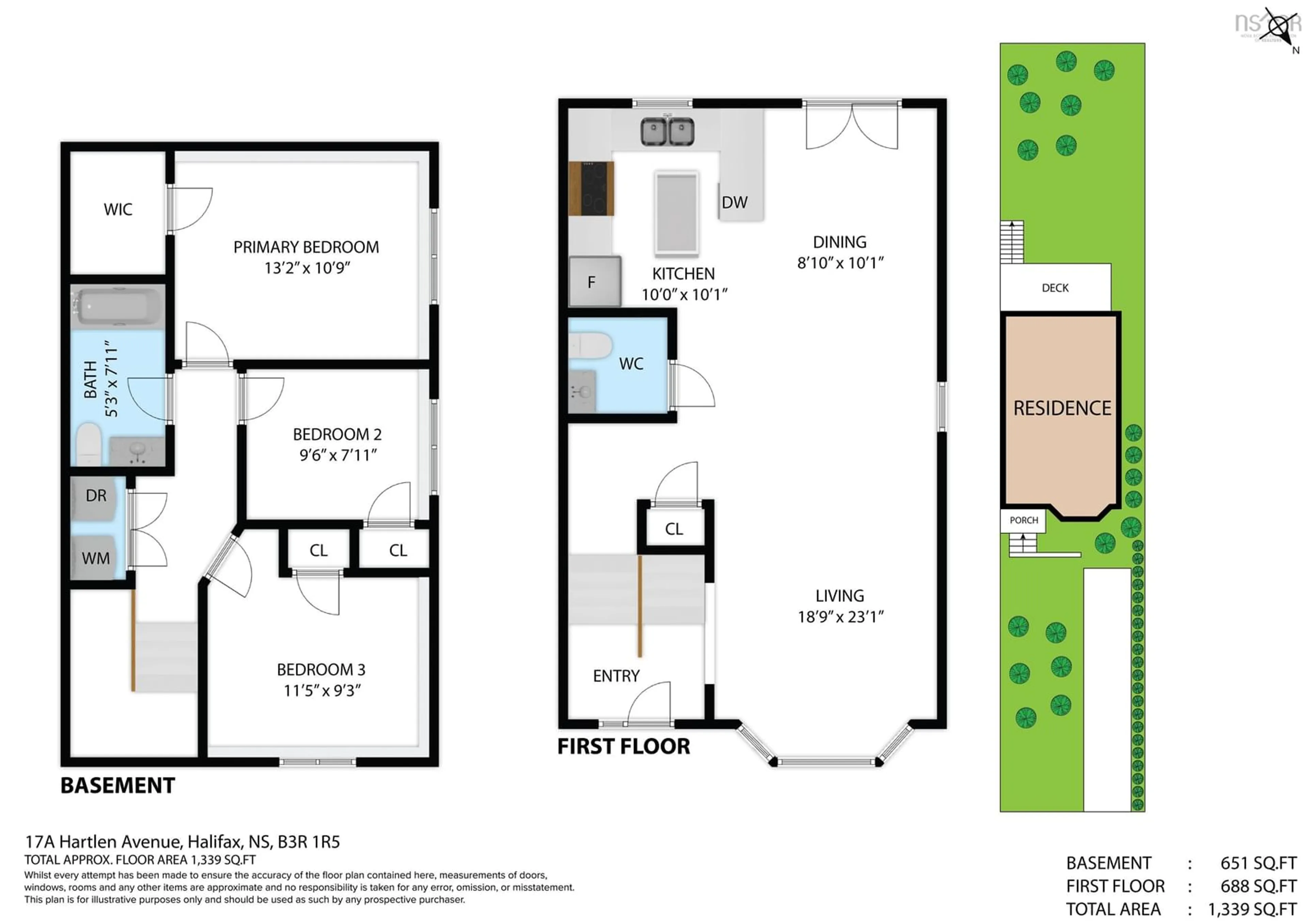 Floor plan for 17A Hartlen Ave, Spryfield Nova Scotia B3R 1R5