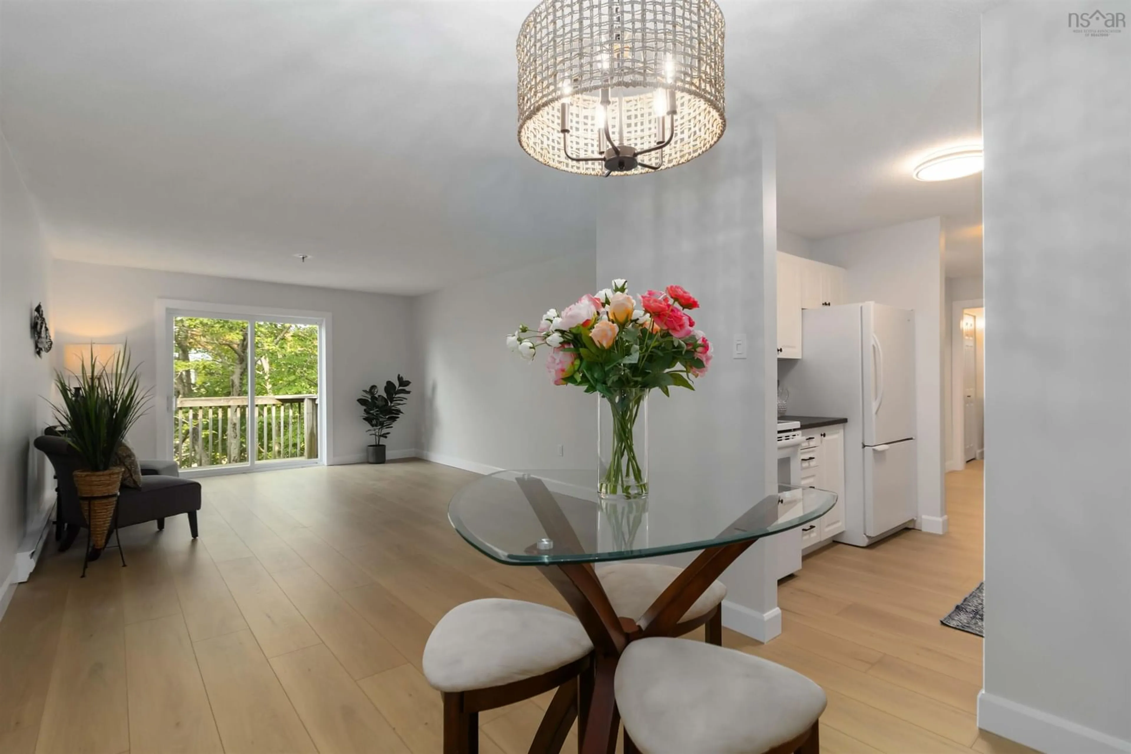 Dining room, wood/laminate floor for 9 Forest Hills Pky #460, Cole Harbour Nova Scotia B2W 0M5