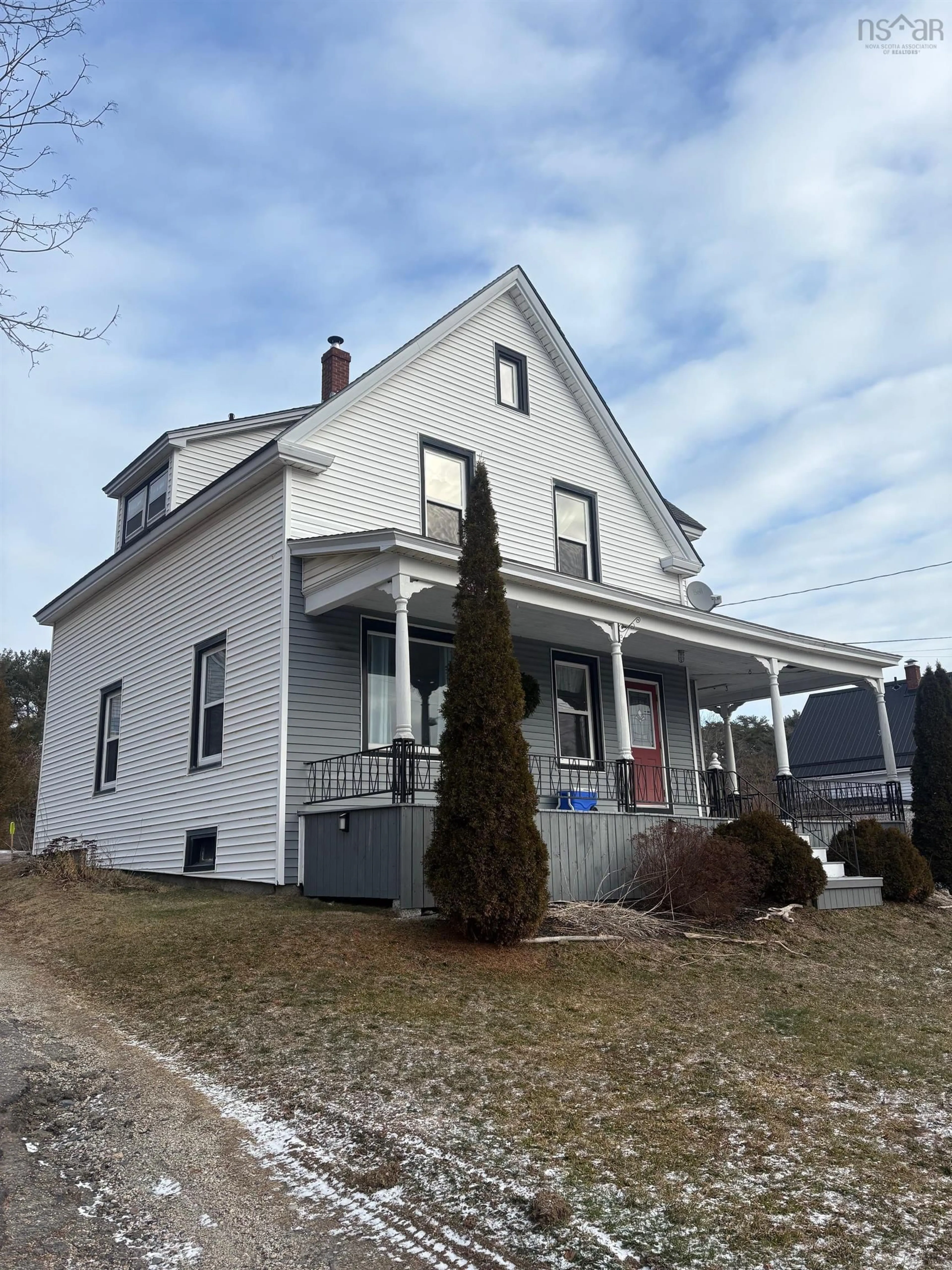 Home with vinyl exterior material, street for 13720 Highway 3, Dayspring Nova Scotia B4V 5P3