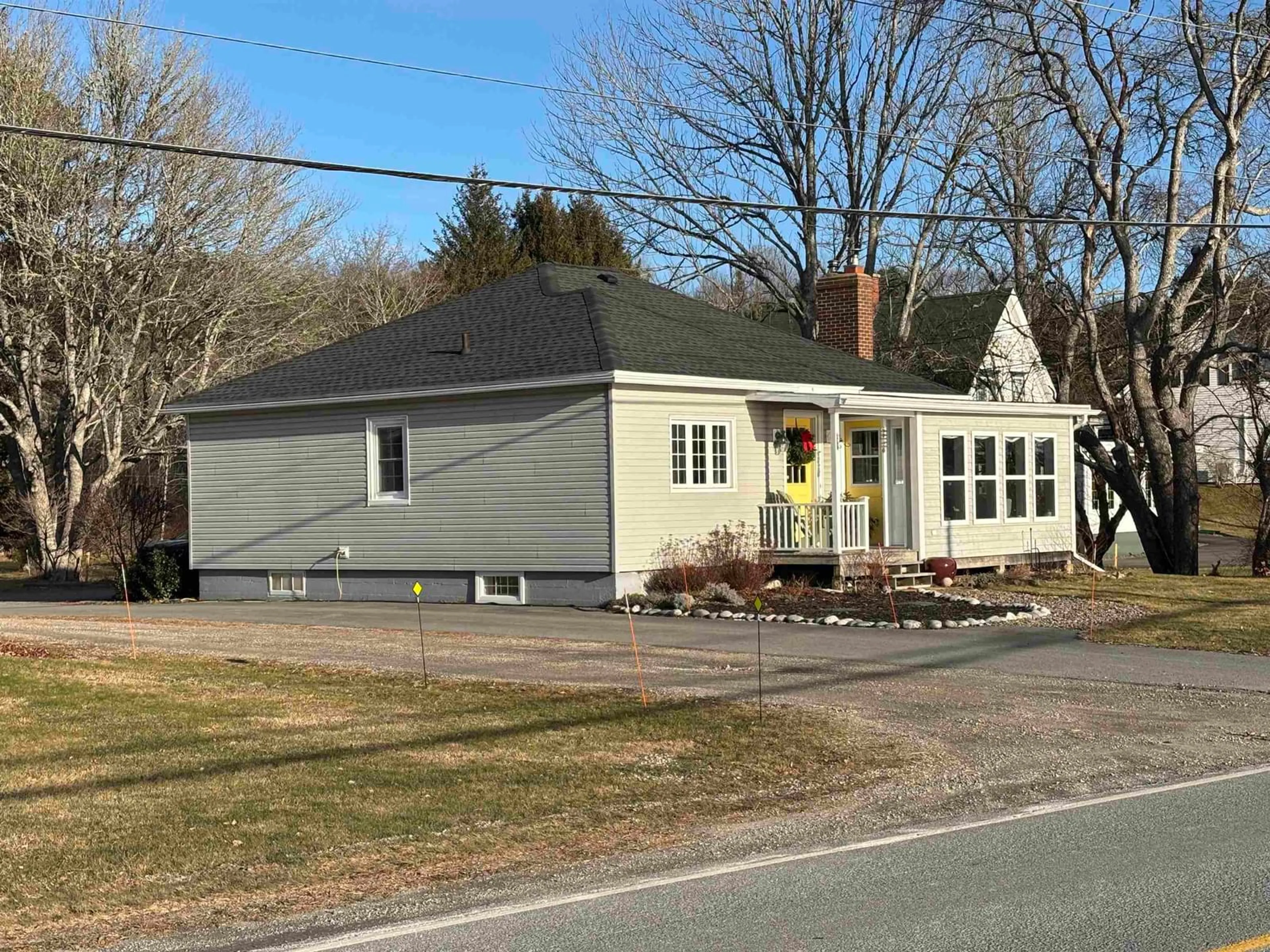 Home with vinyl exterior material, street for 13442 Highway 3, Dayspring Nova Scotia B4V 5P1